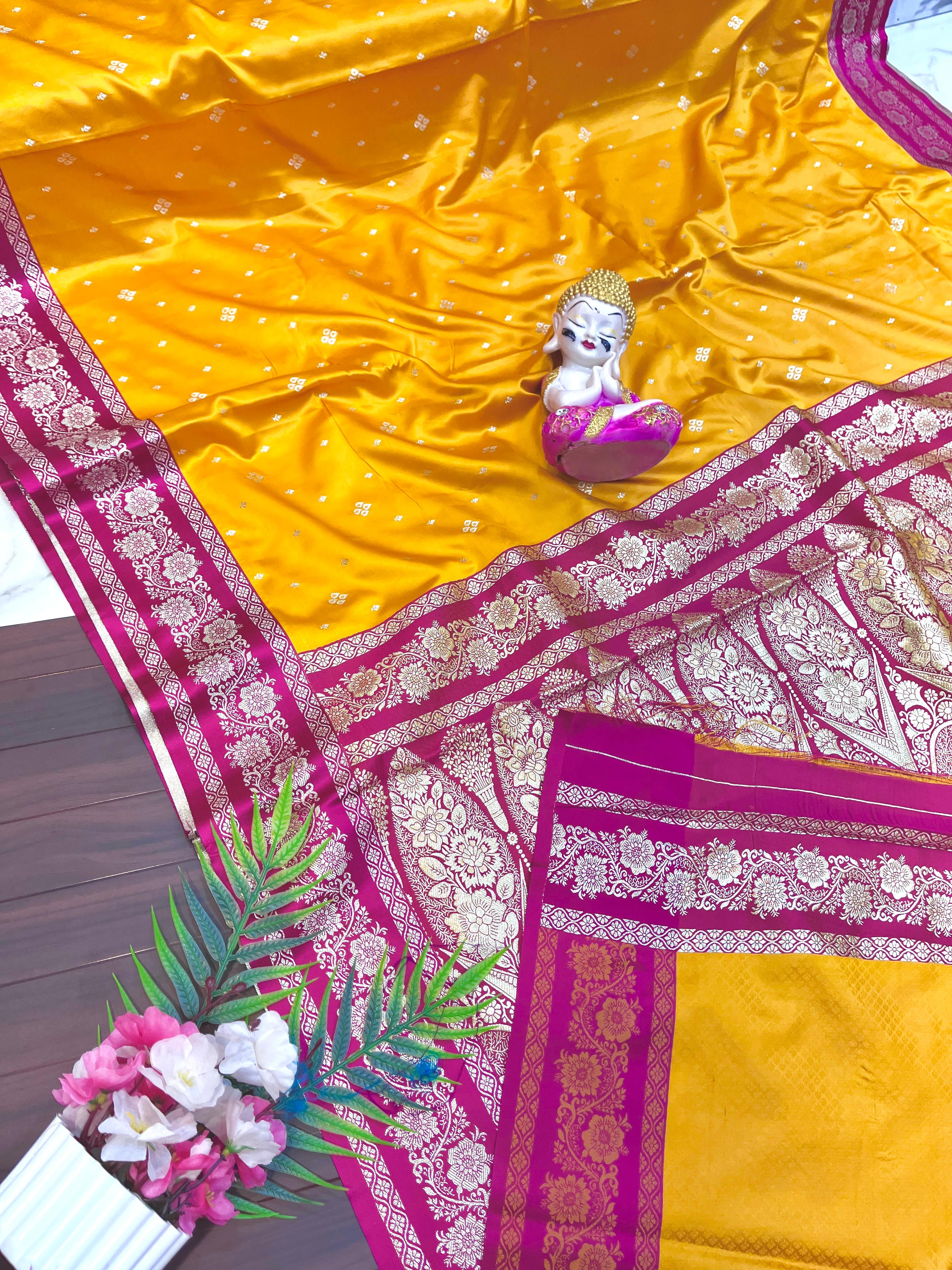 Masru Sating Katan Silk Saree