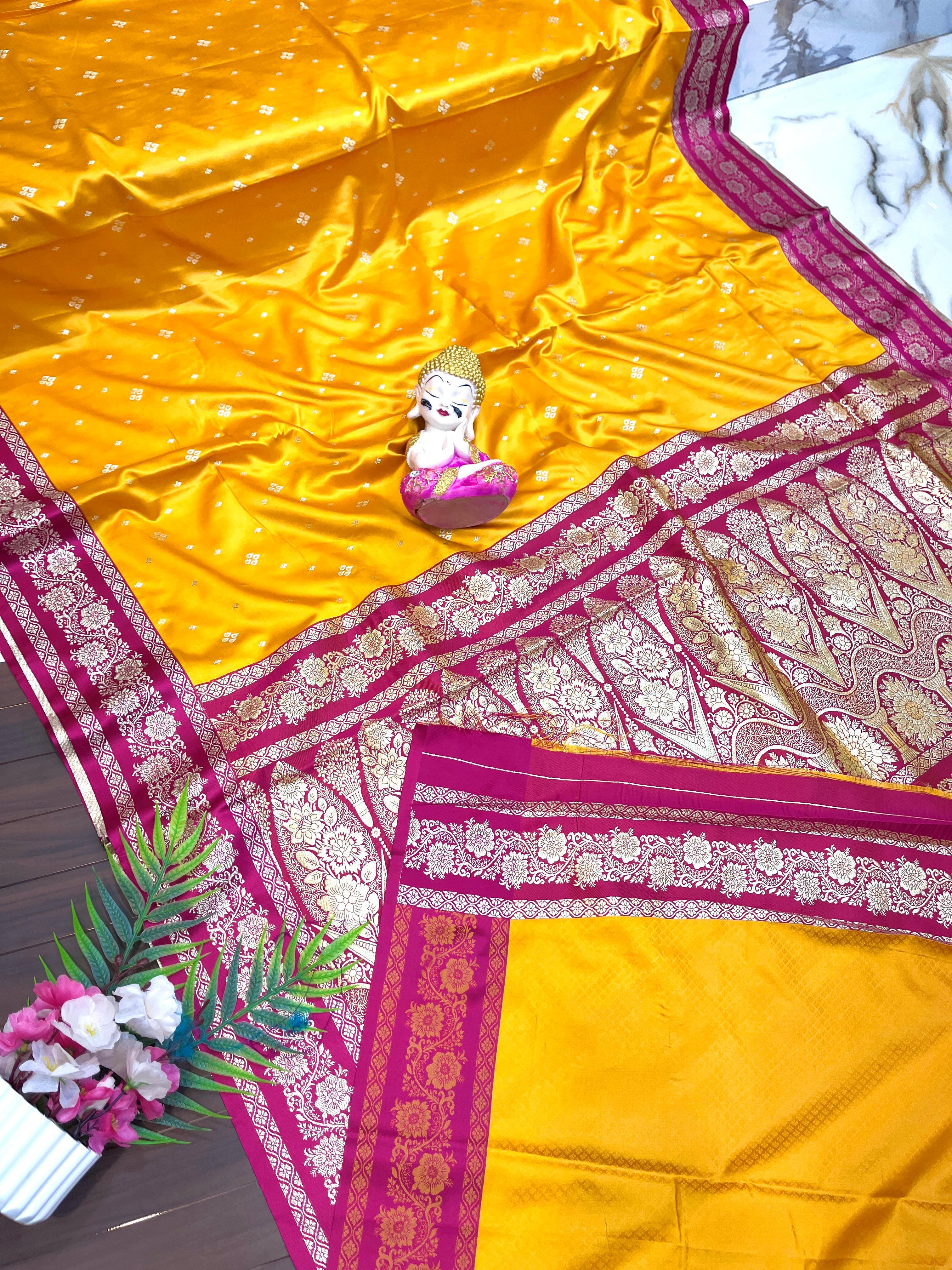 Masru Sating Katan Silk Saree