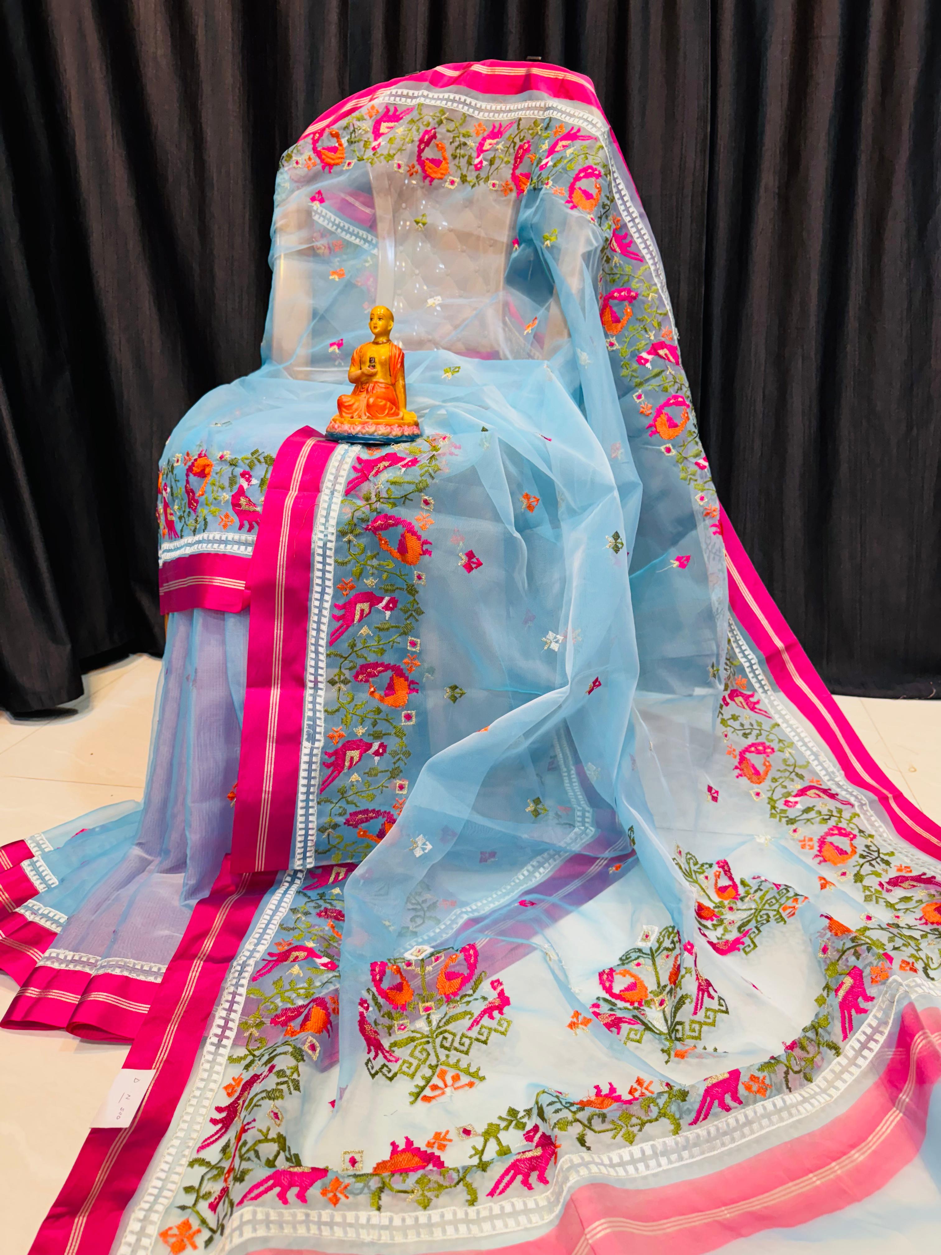 Resom Masline Patola Amboderi Saree