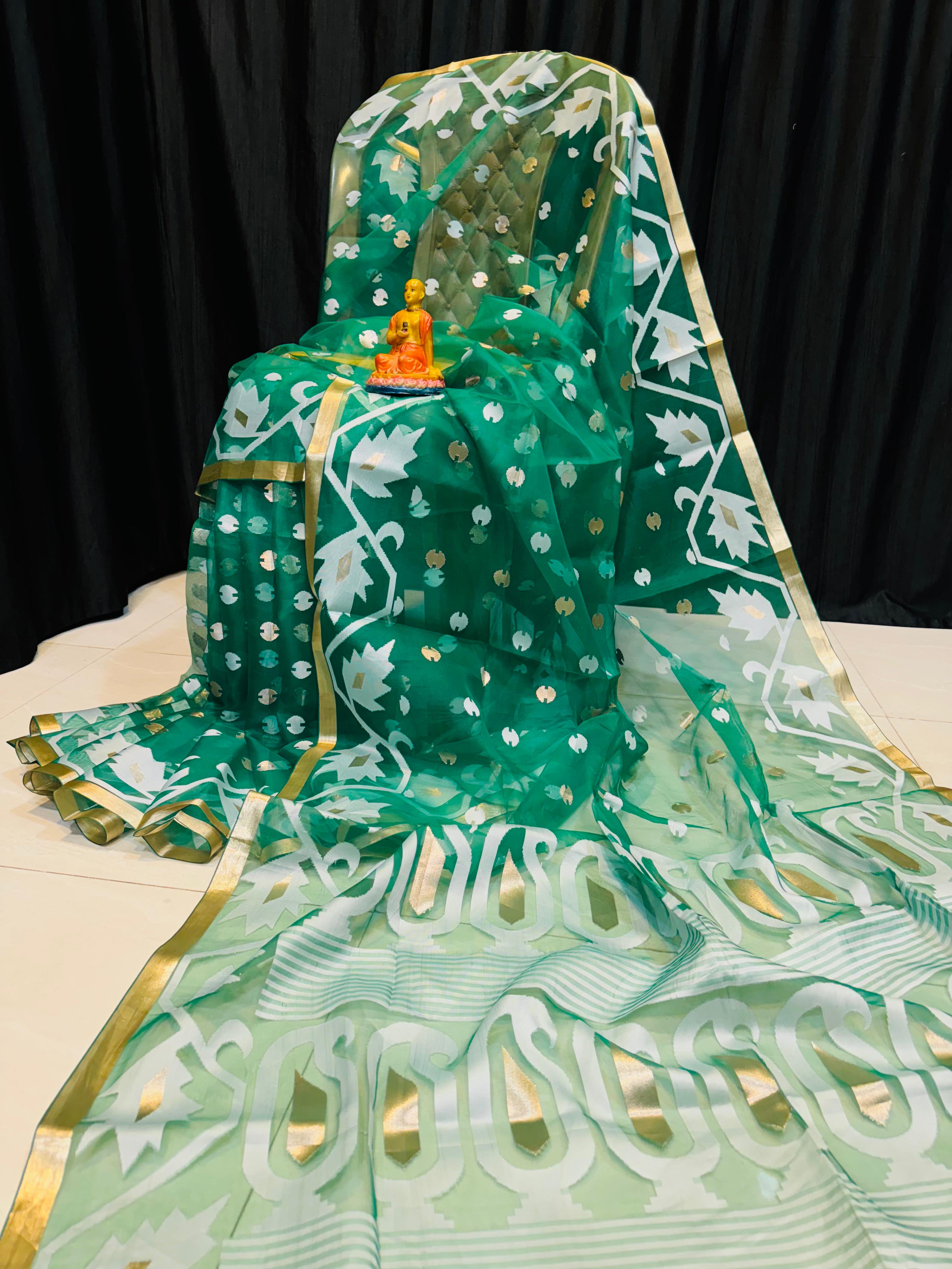 Exclusive Muslin Jamdani Saree