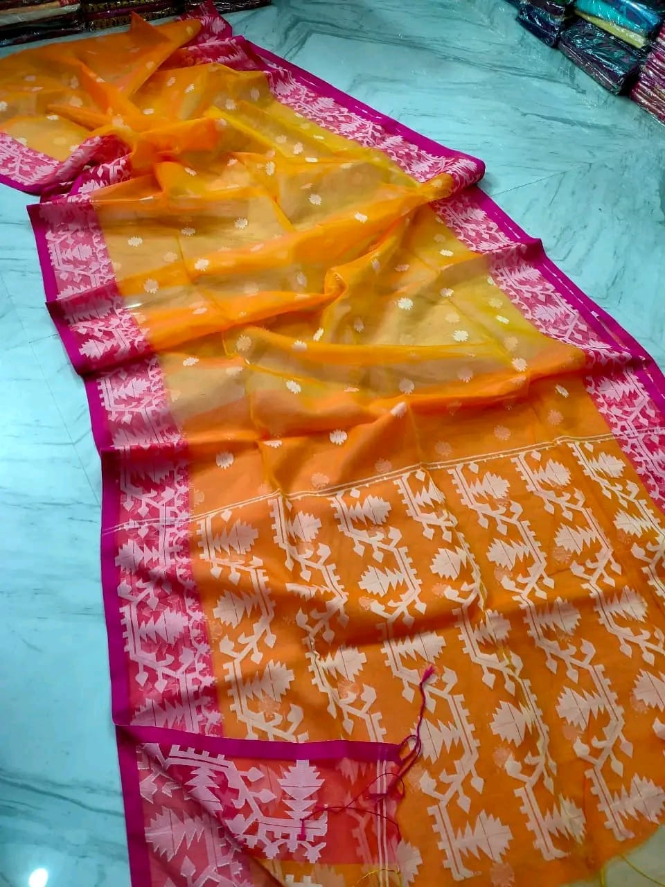 Exclusive Mosline Benarashi Saree