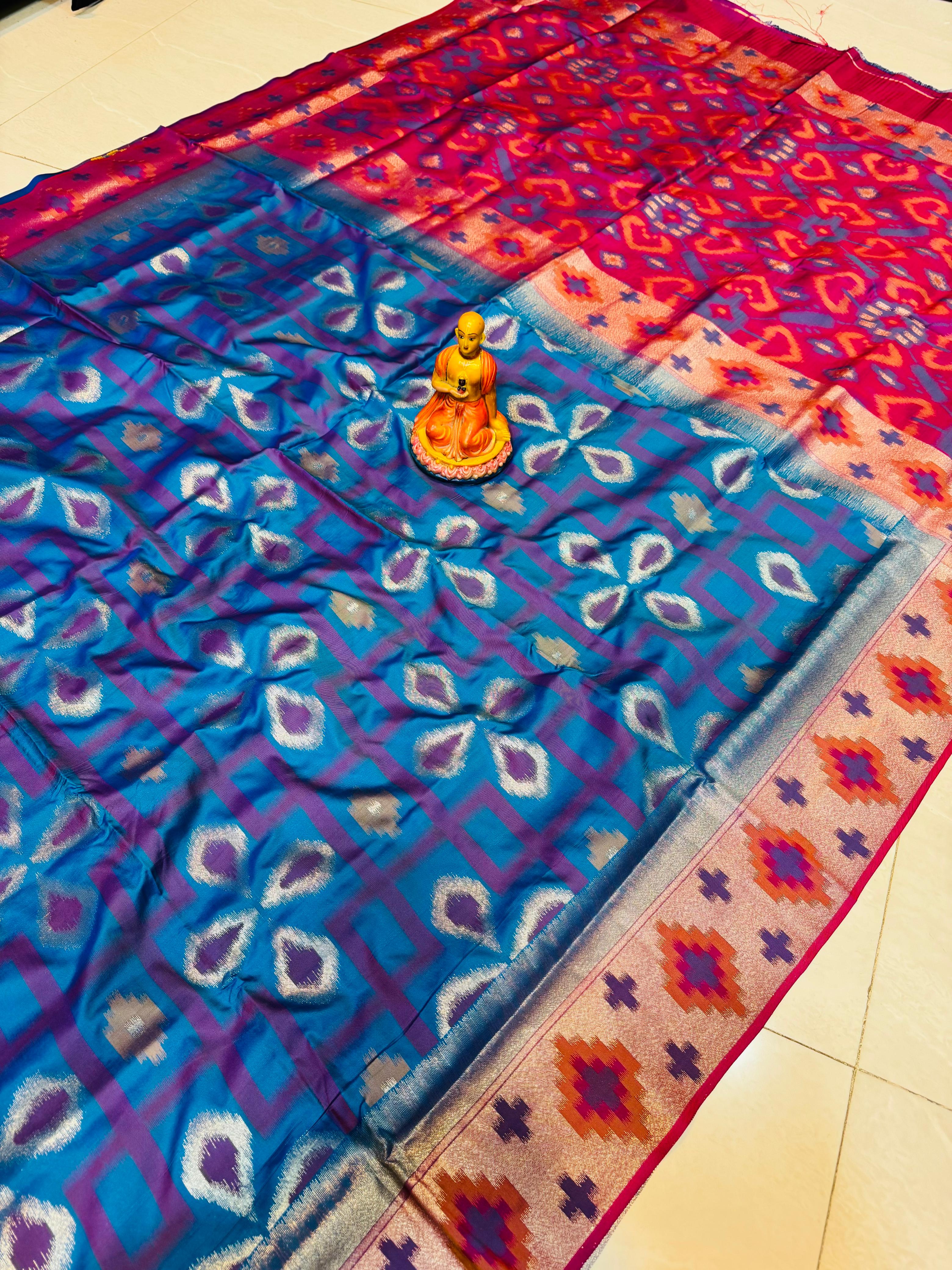 NEW EXCLUSIVE PATOLA PACHAMPALLY IKKAT SILK