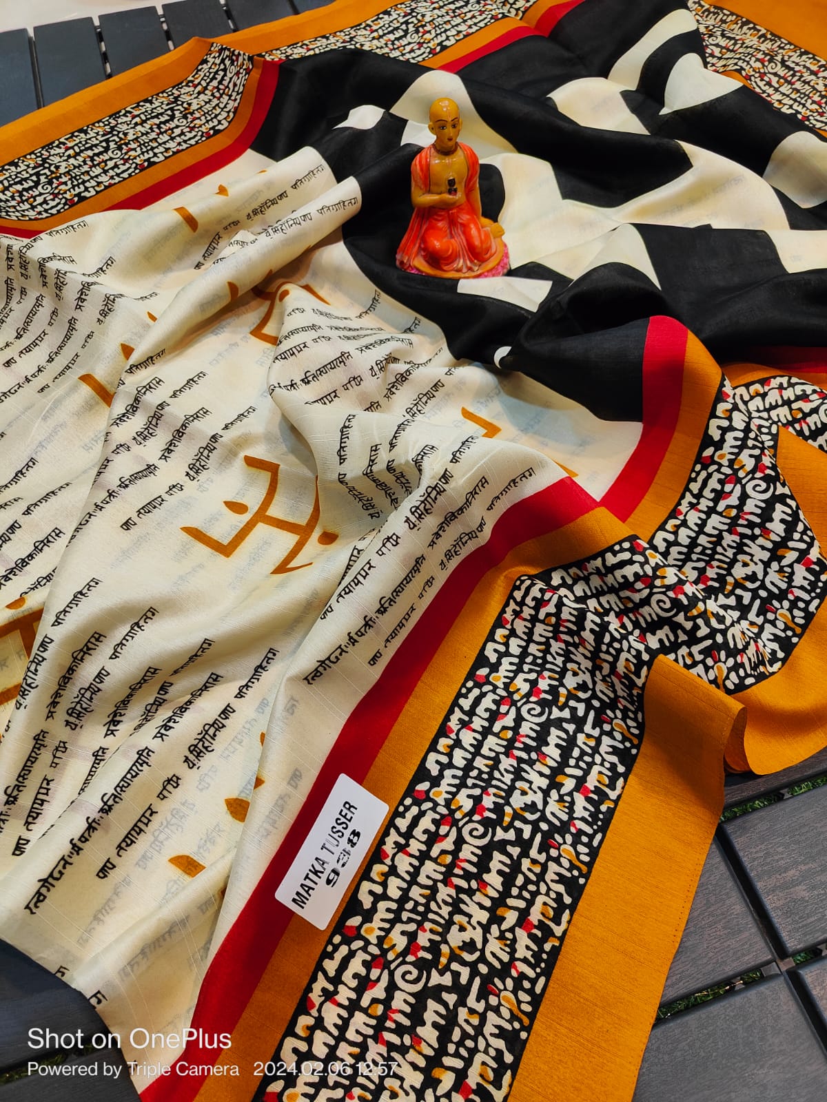 SEMI MATKA TASSAR SILK SAREE