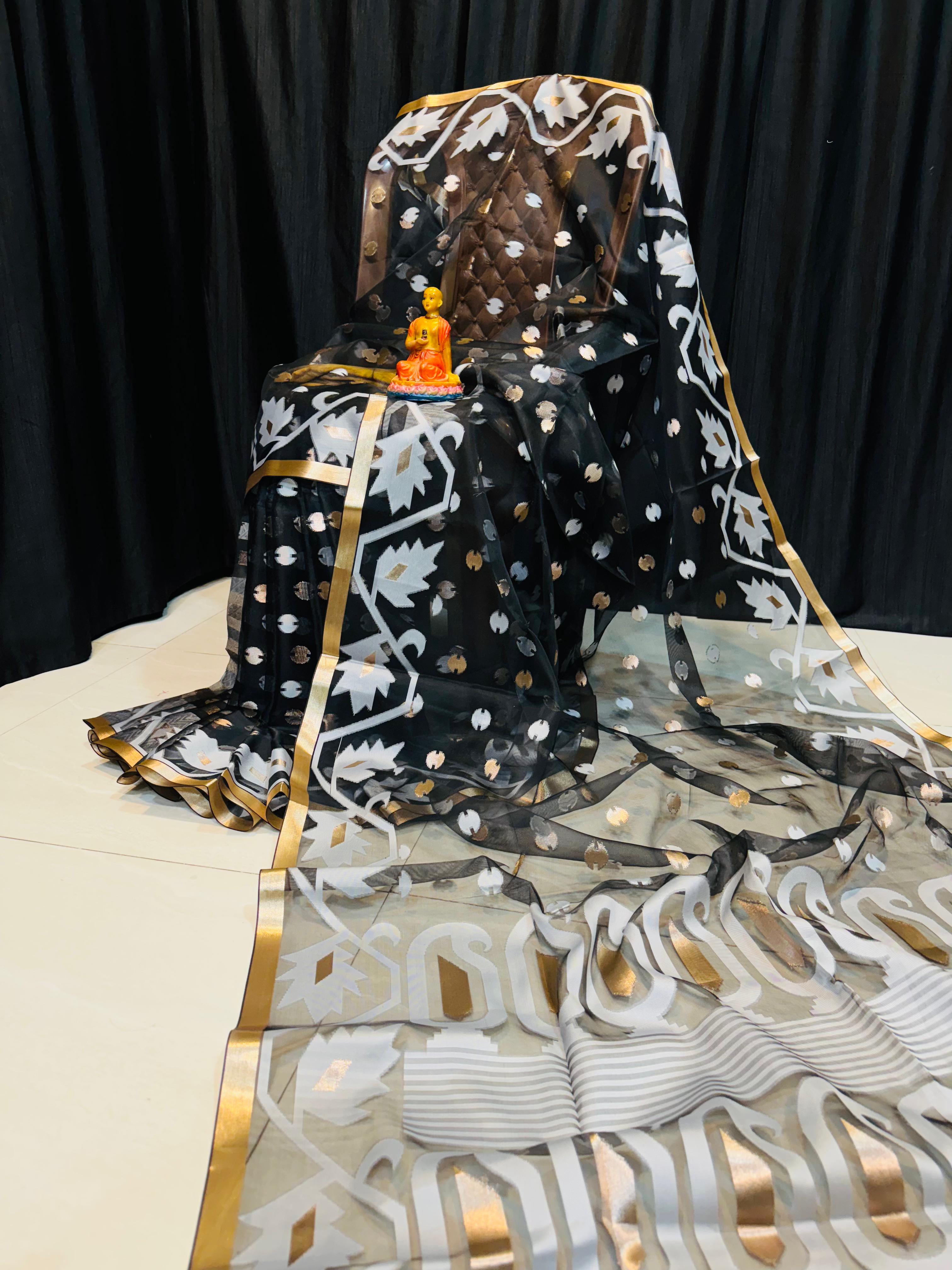 Exclusive Muslin Jamdani Saree