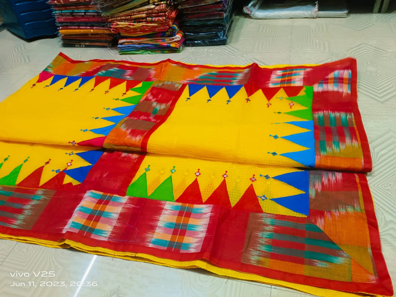 Kota Applique Saree