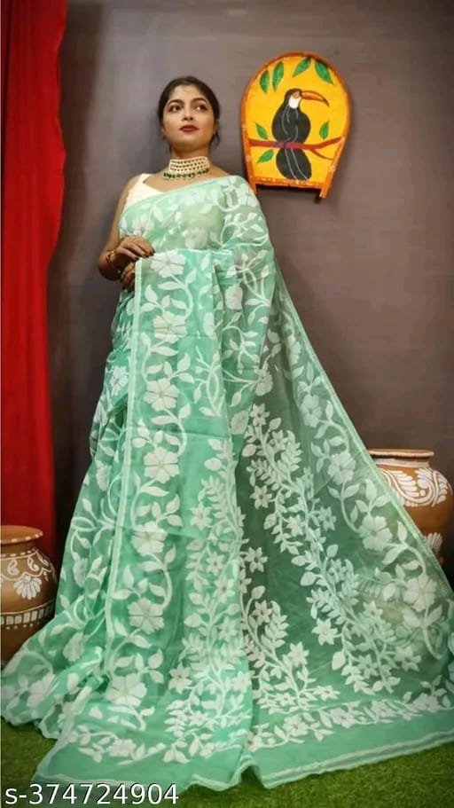 LOTA DHAKAI JAMDANI SAREE