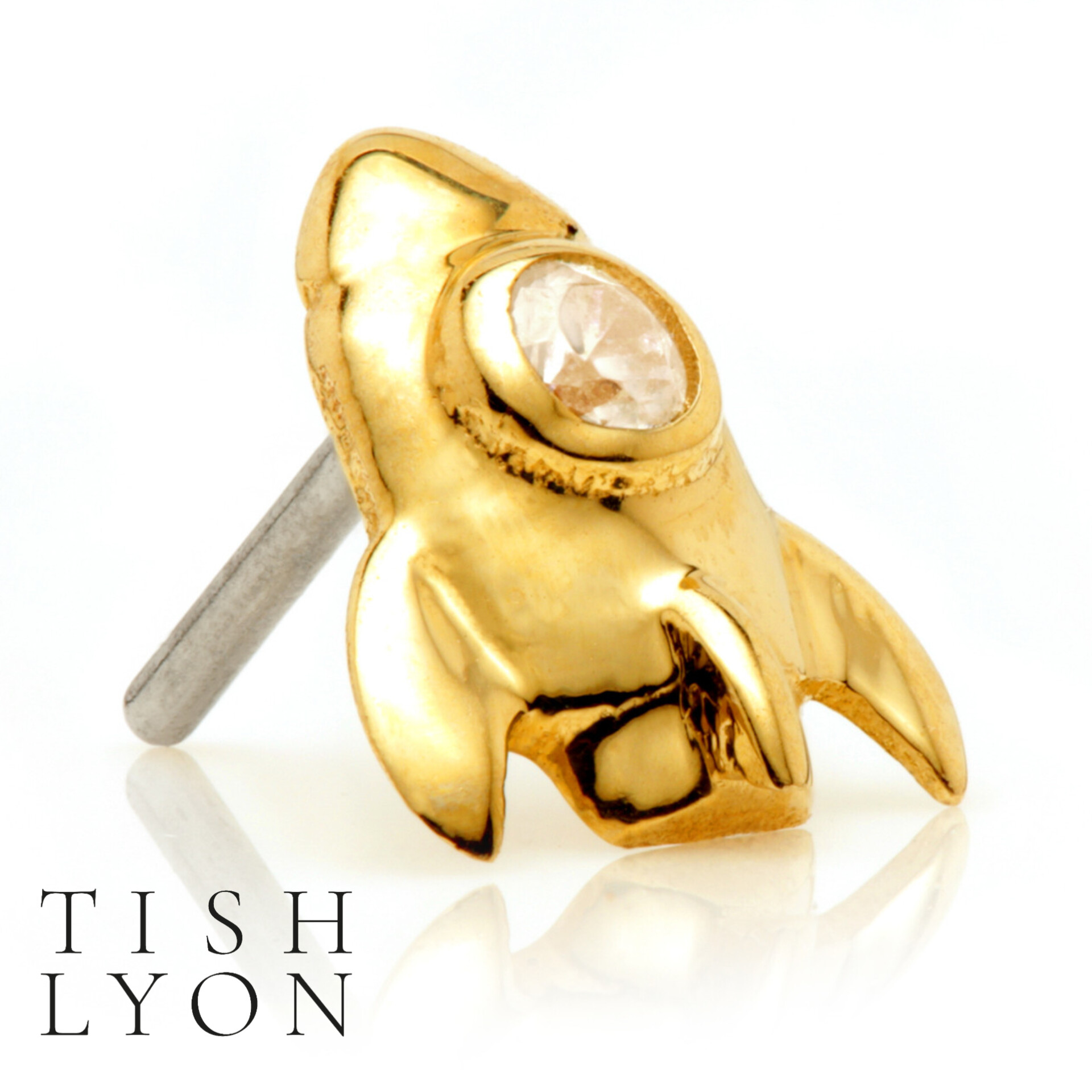 14ct Jewelled spaceship 