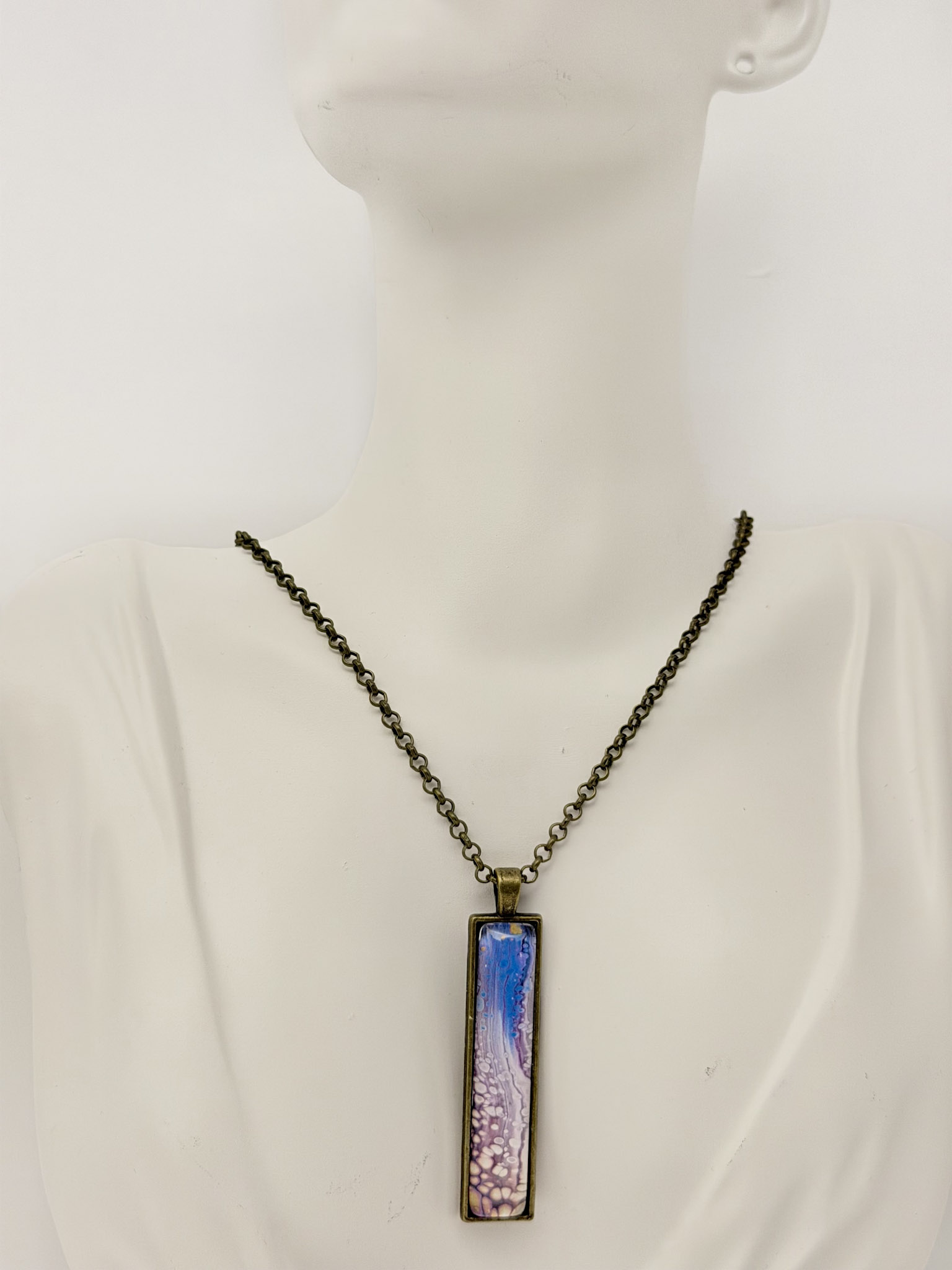 Rectangular Pendant Necklace