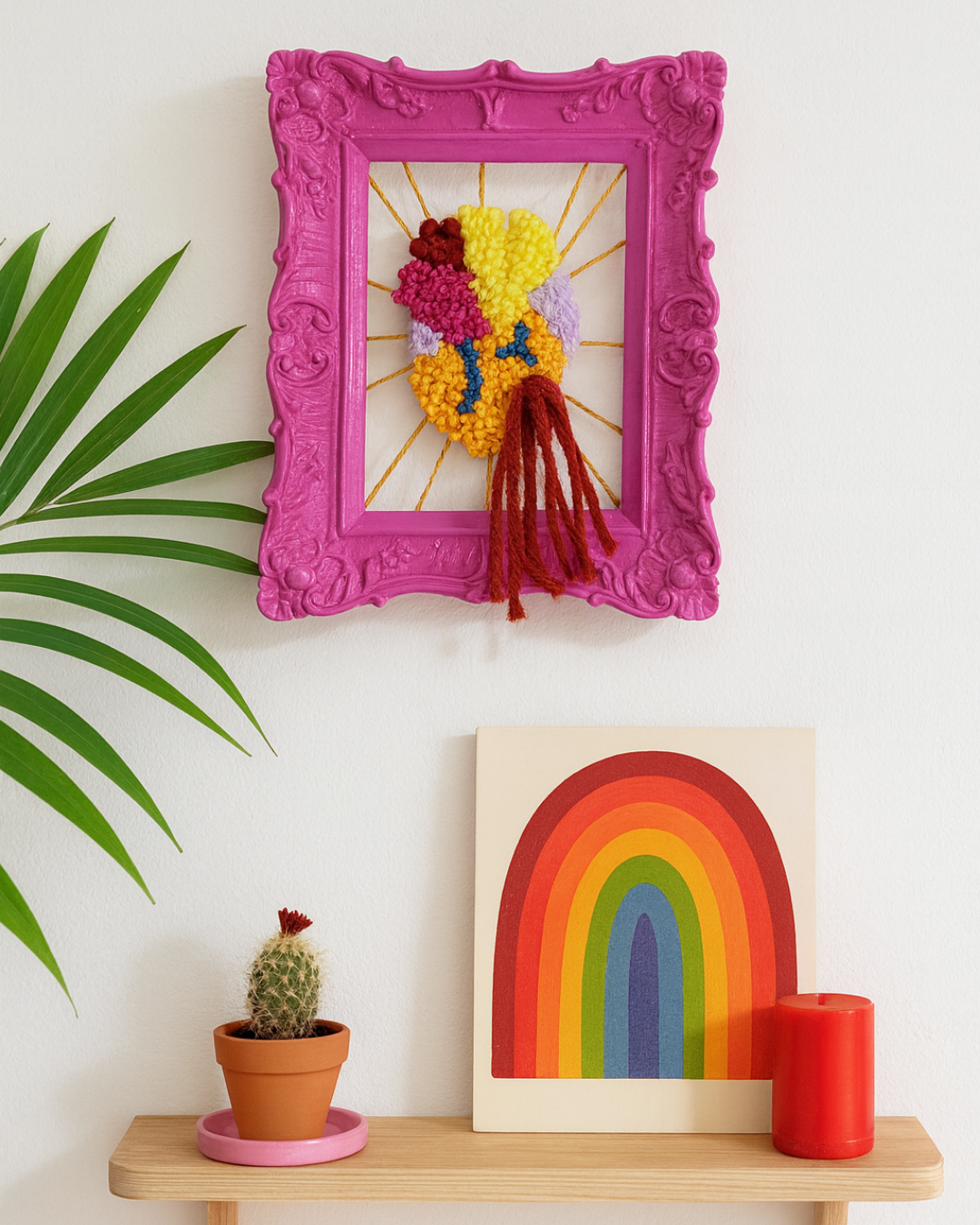 Quadro coração vazado