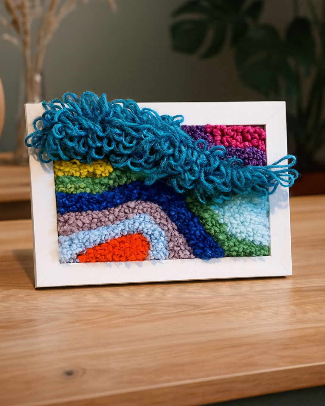 Quadro decorativo de tapeçaria