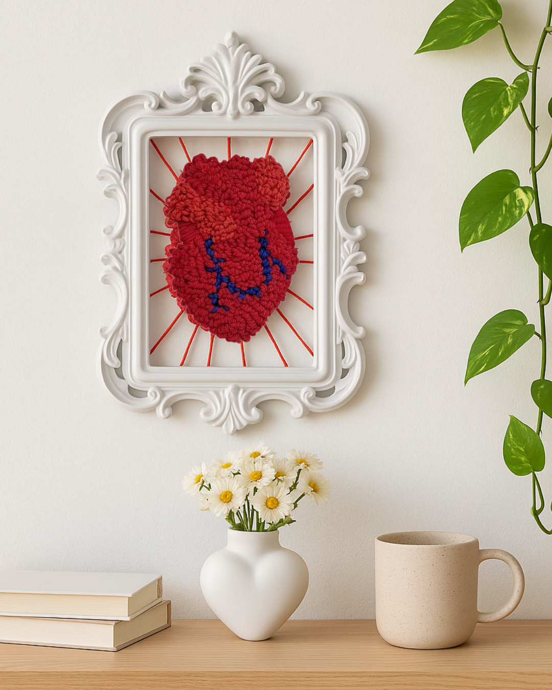 Quadro Decorativo de Coração