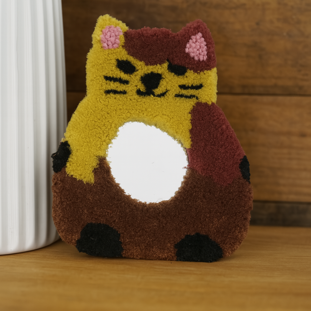 Espelho decorativo de gato