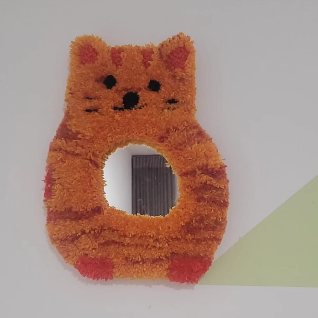 Espelho decorativo de gato