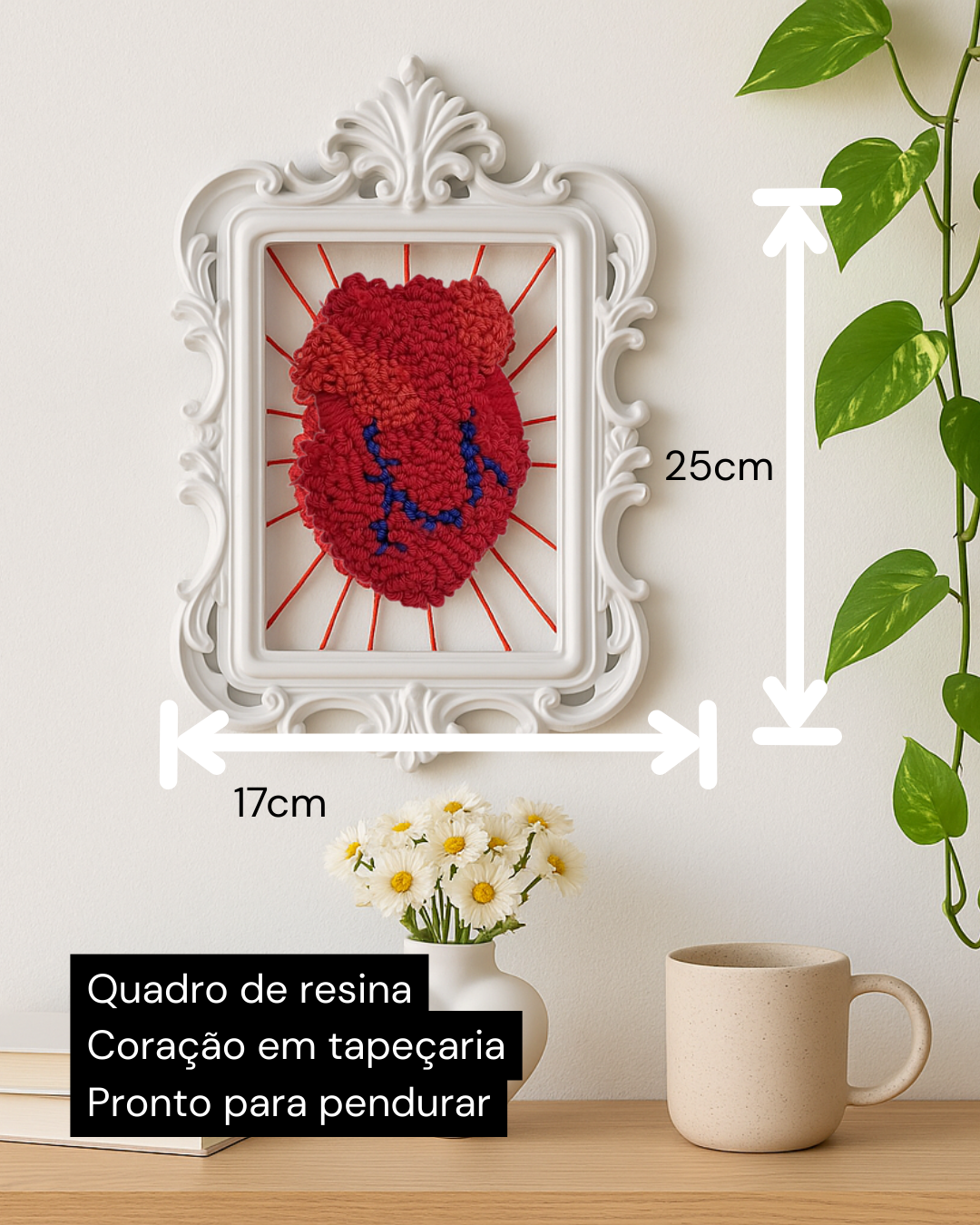 Quadro Decorativo de Coração