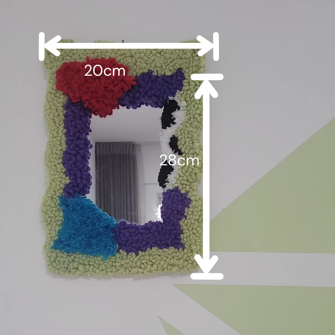 Espelho decorativo artesanal