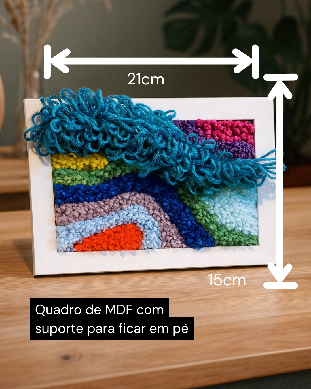 Quadro decorativo de tapeçaria