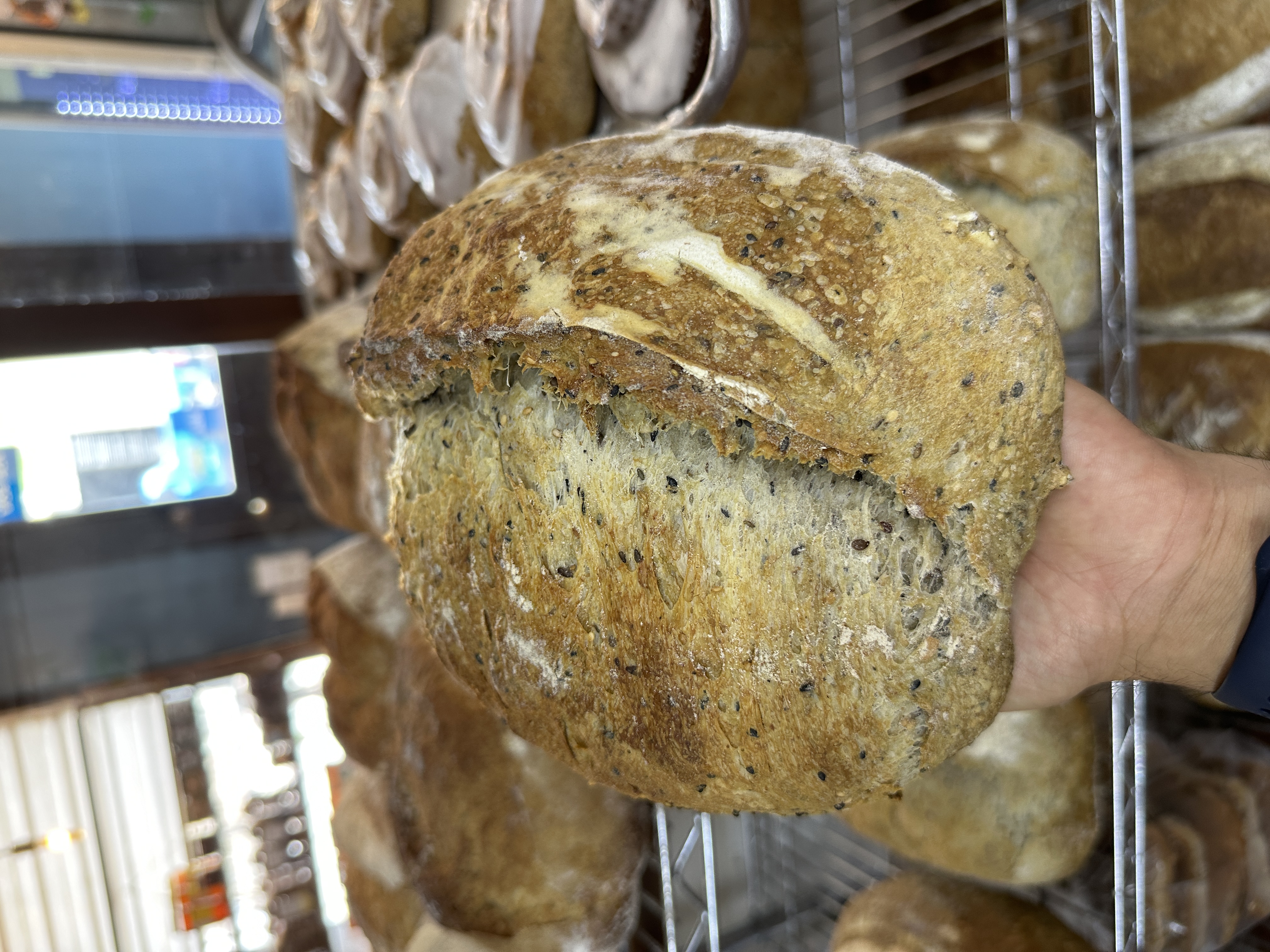 Pan campesino (masa madre)