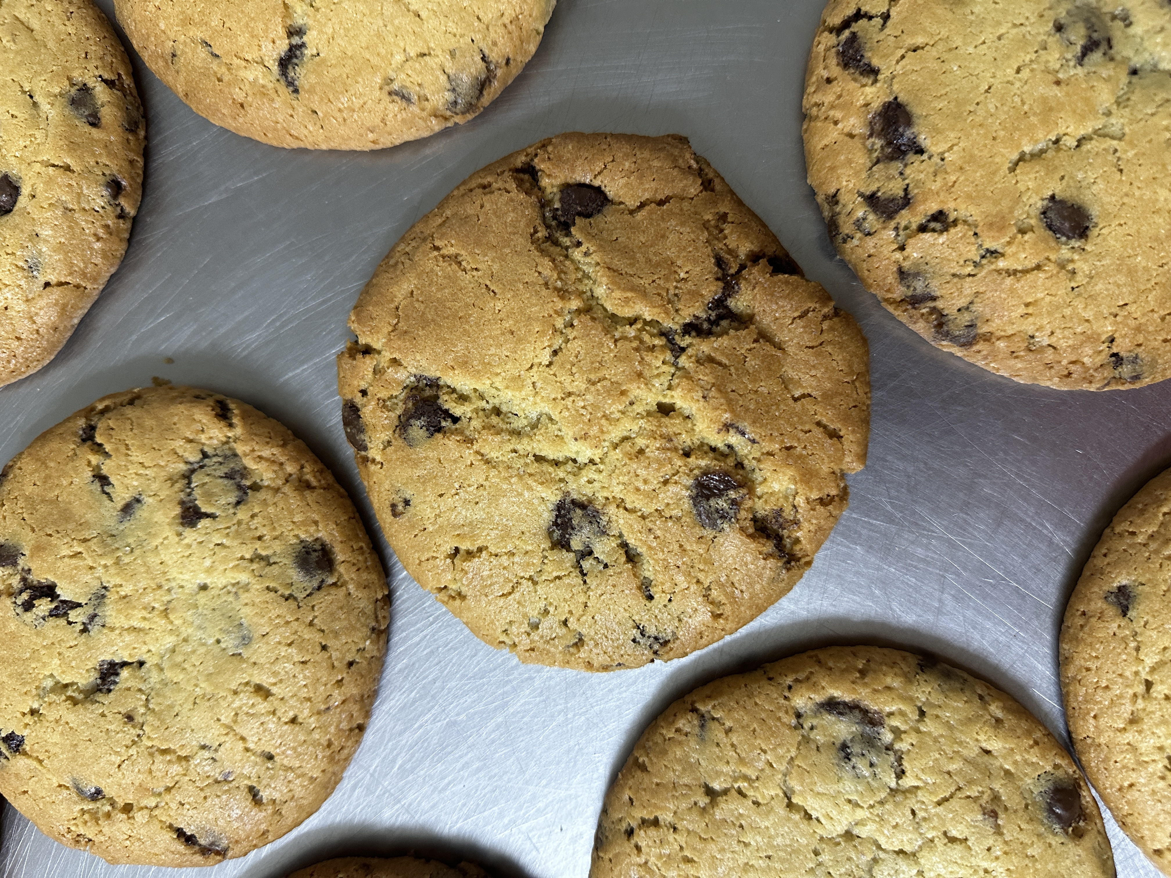 Galletas de chispas y dulce de leche