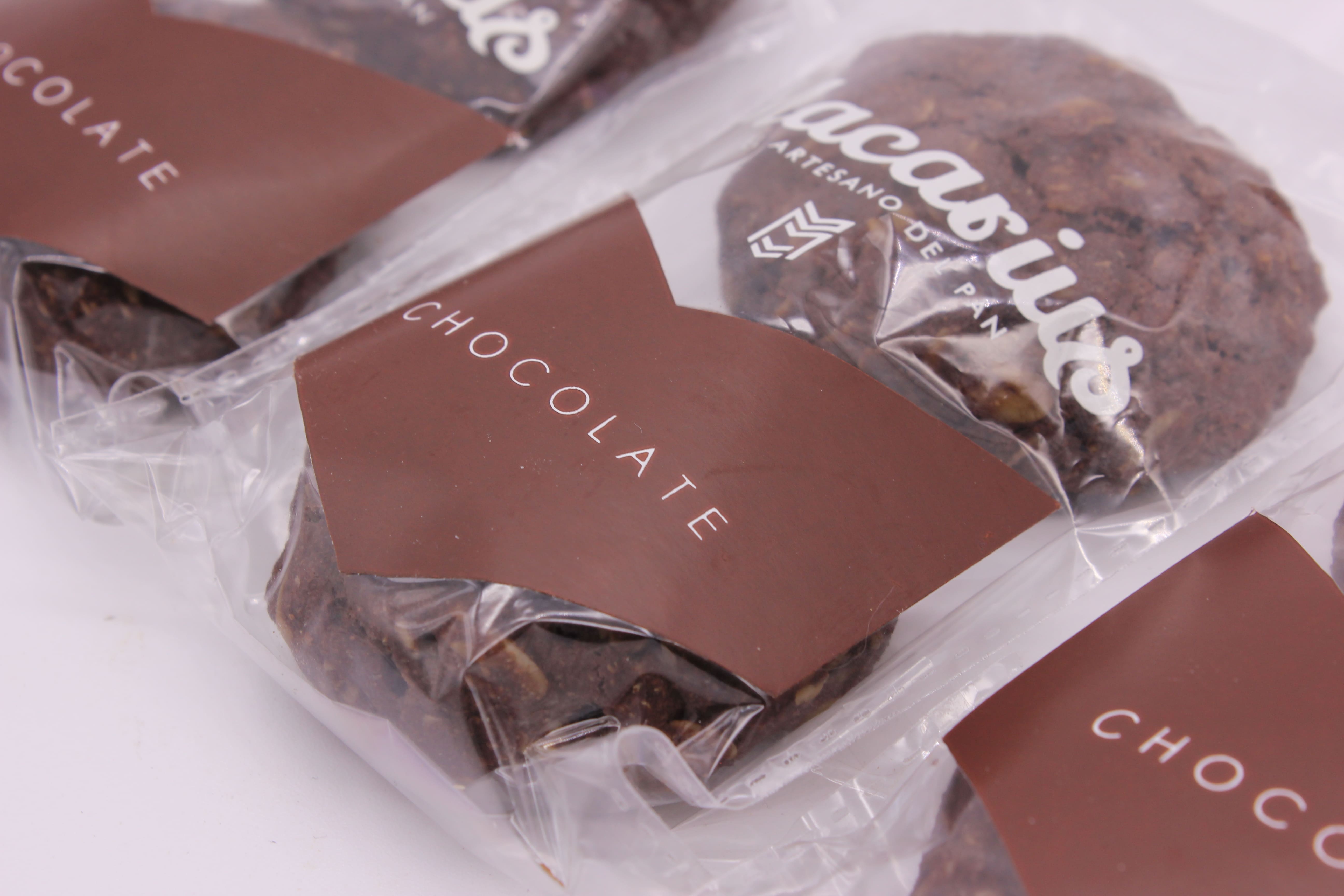 Galletas de avena de cacao 2pzas