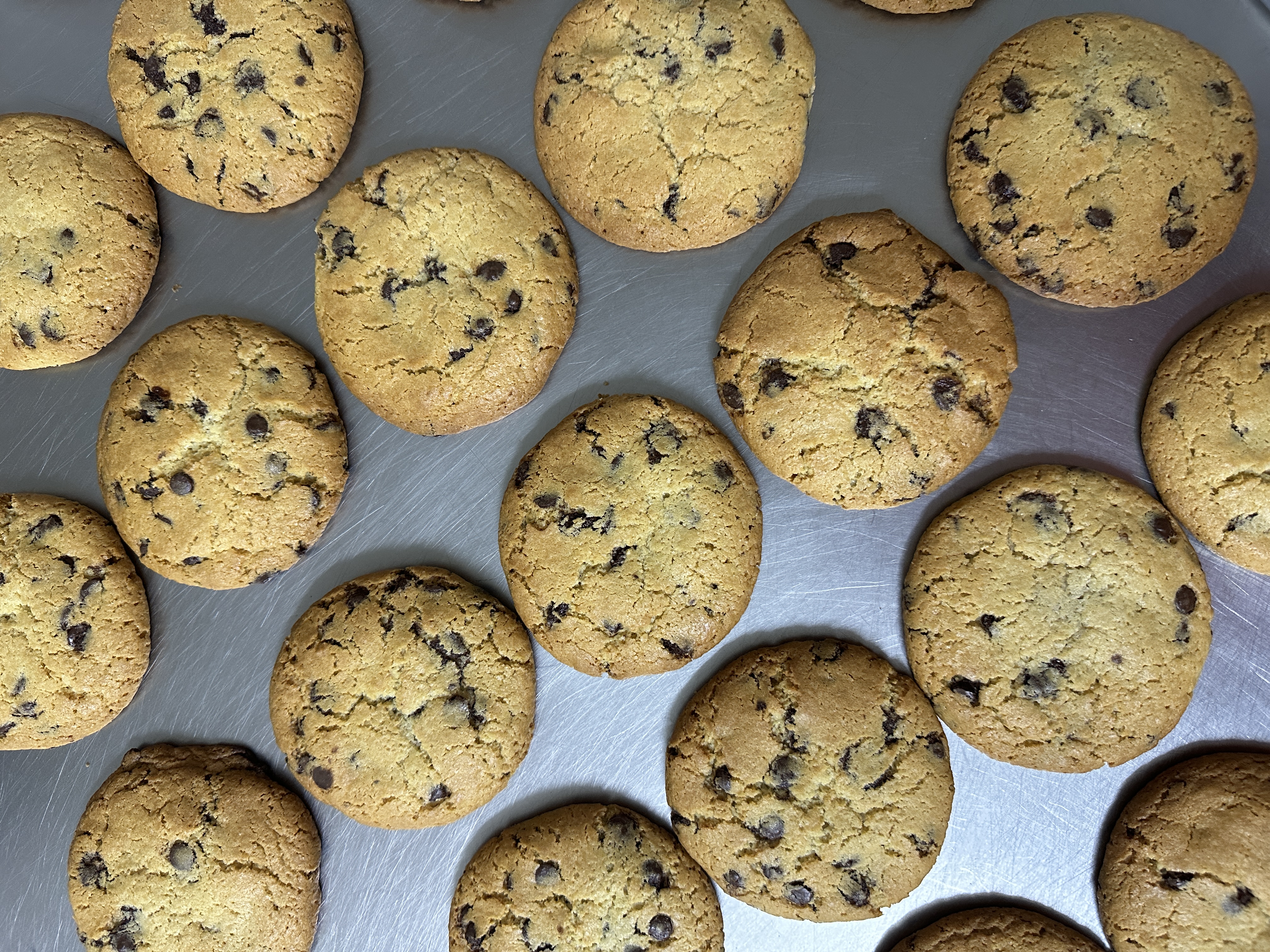 Galletas de chispas y dulce de leche