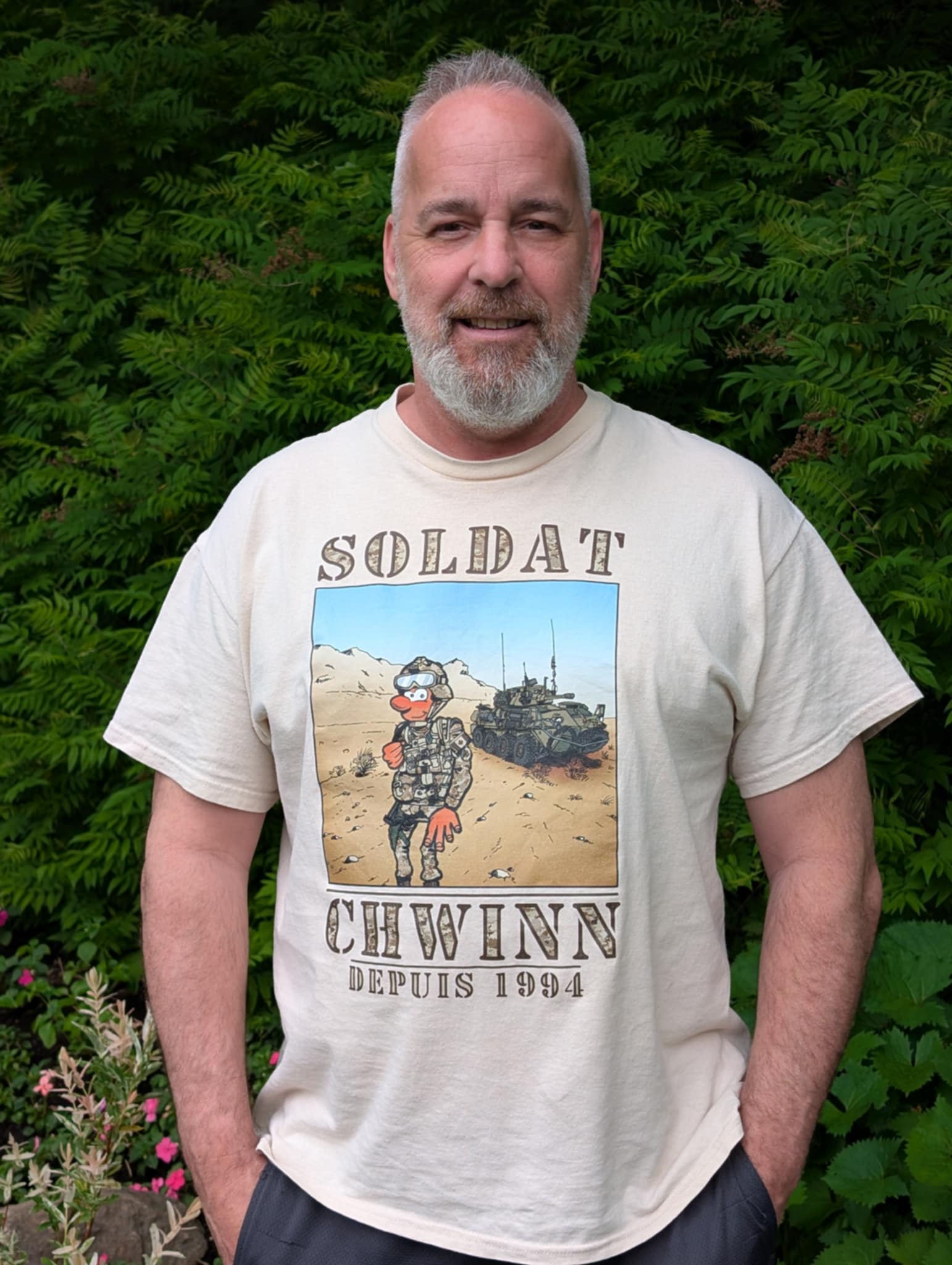 T-shirt du Soldat CHWINN – Édition "Opération Désert"