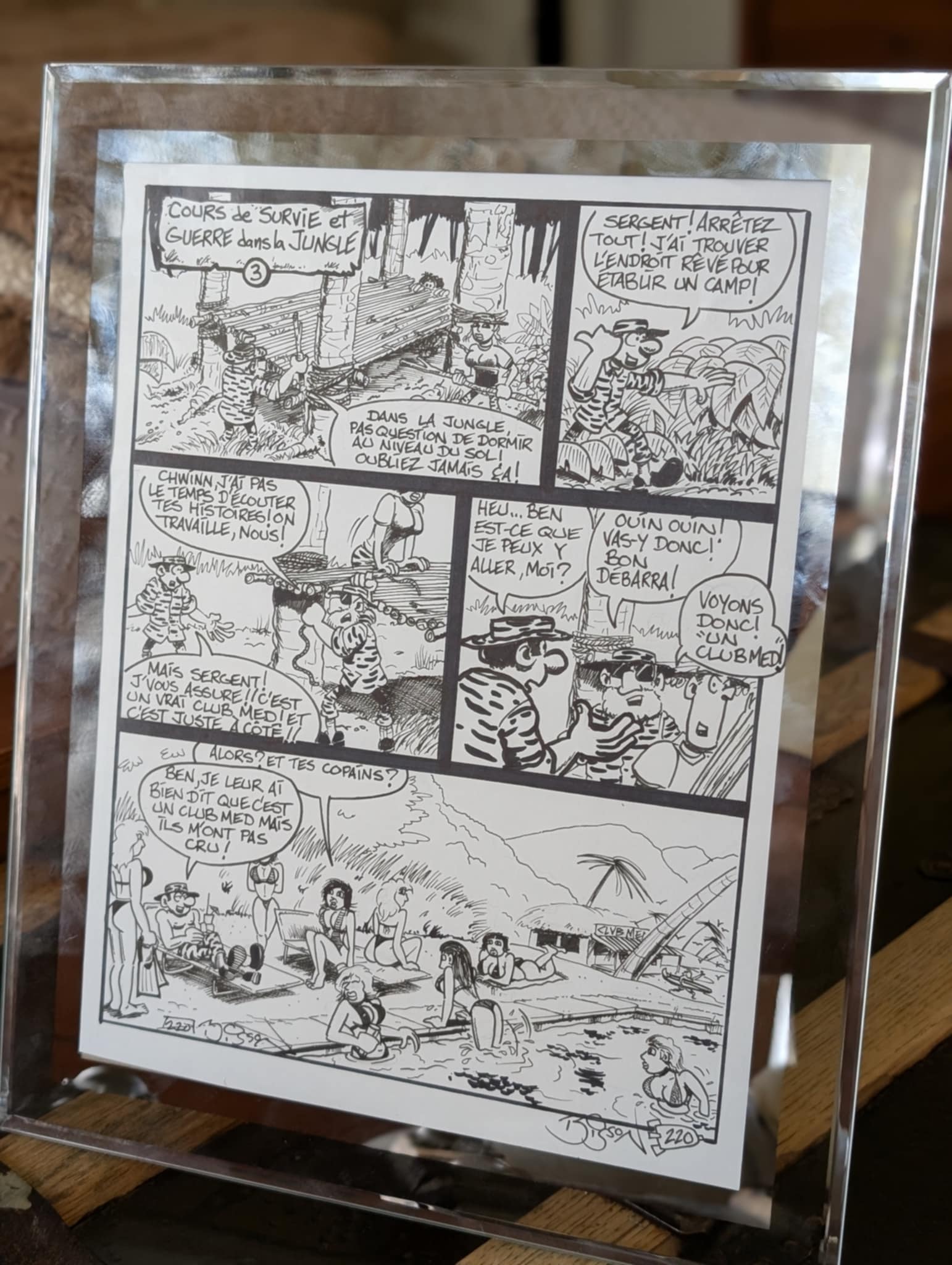 Page Originale Signée (220e planche) – Soldat CHWINN