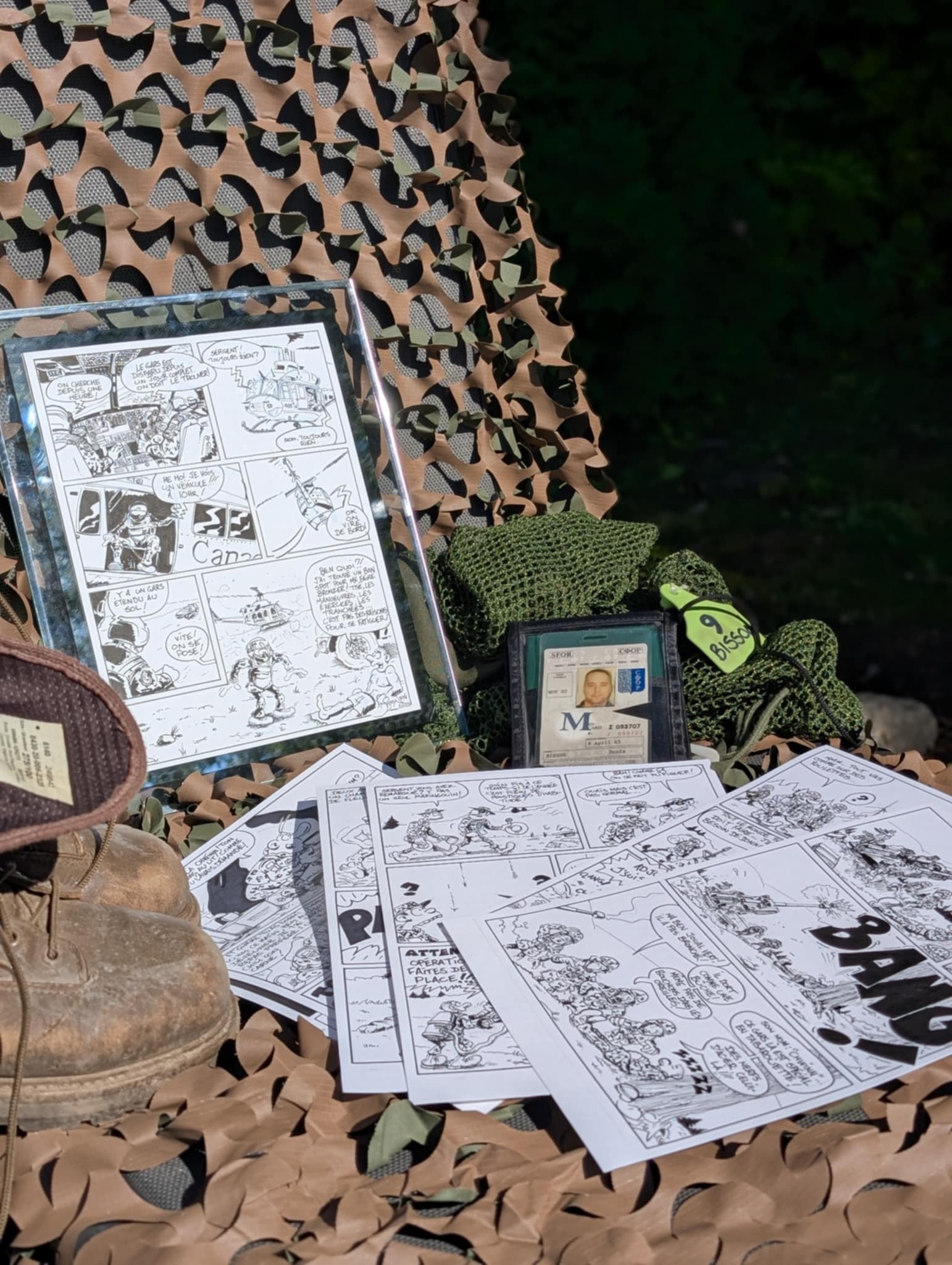 Page Originale Signée (220e planche) – Soldat CHWINN
