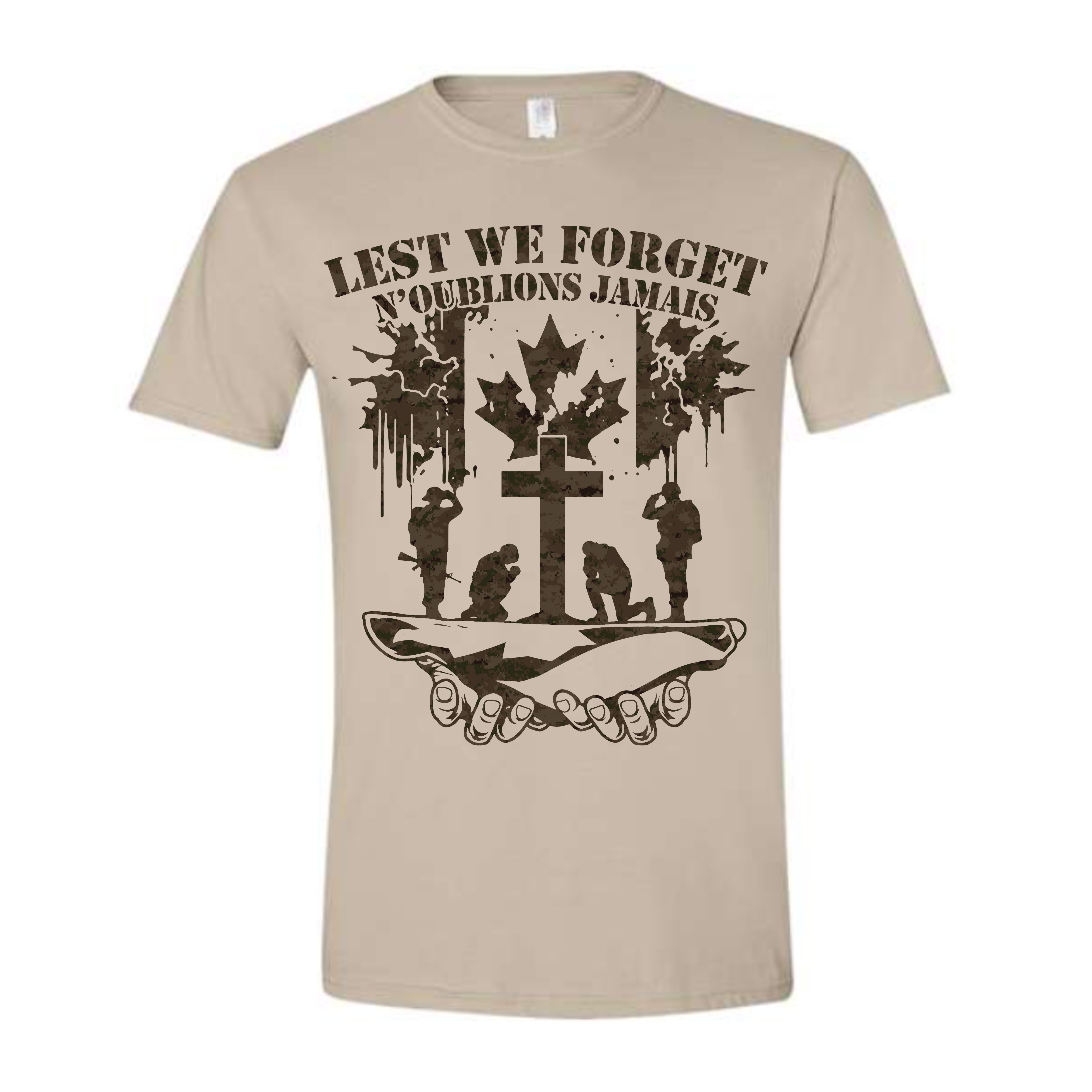 T-Shirt Commémoratif – Lest We Forget / N’oublions Jamais