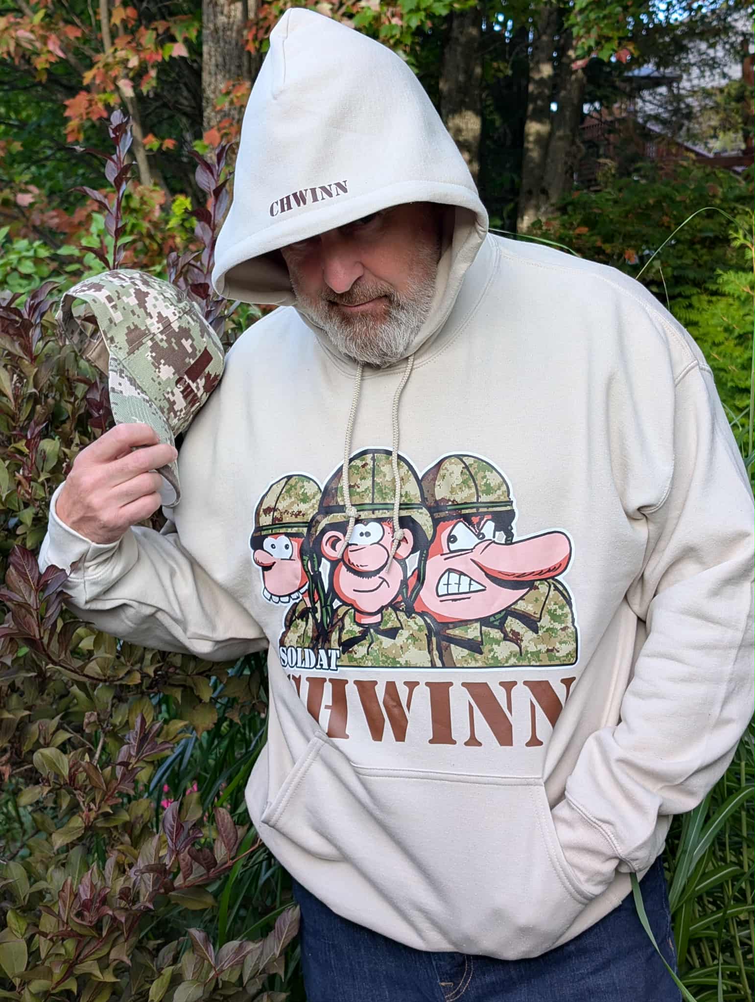 Hoodie Soldat CHWINN – Édition TAN
