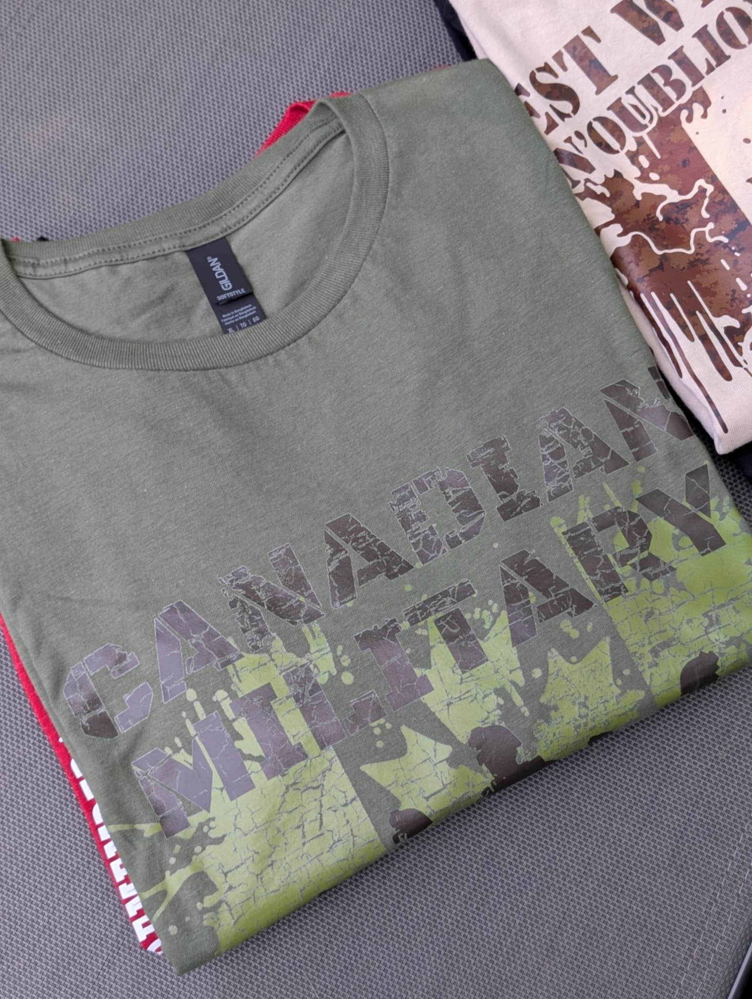 T-Shirt Canadian Military – Soldat de Terre