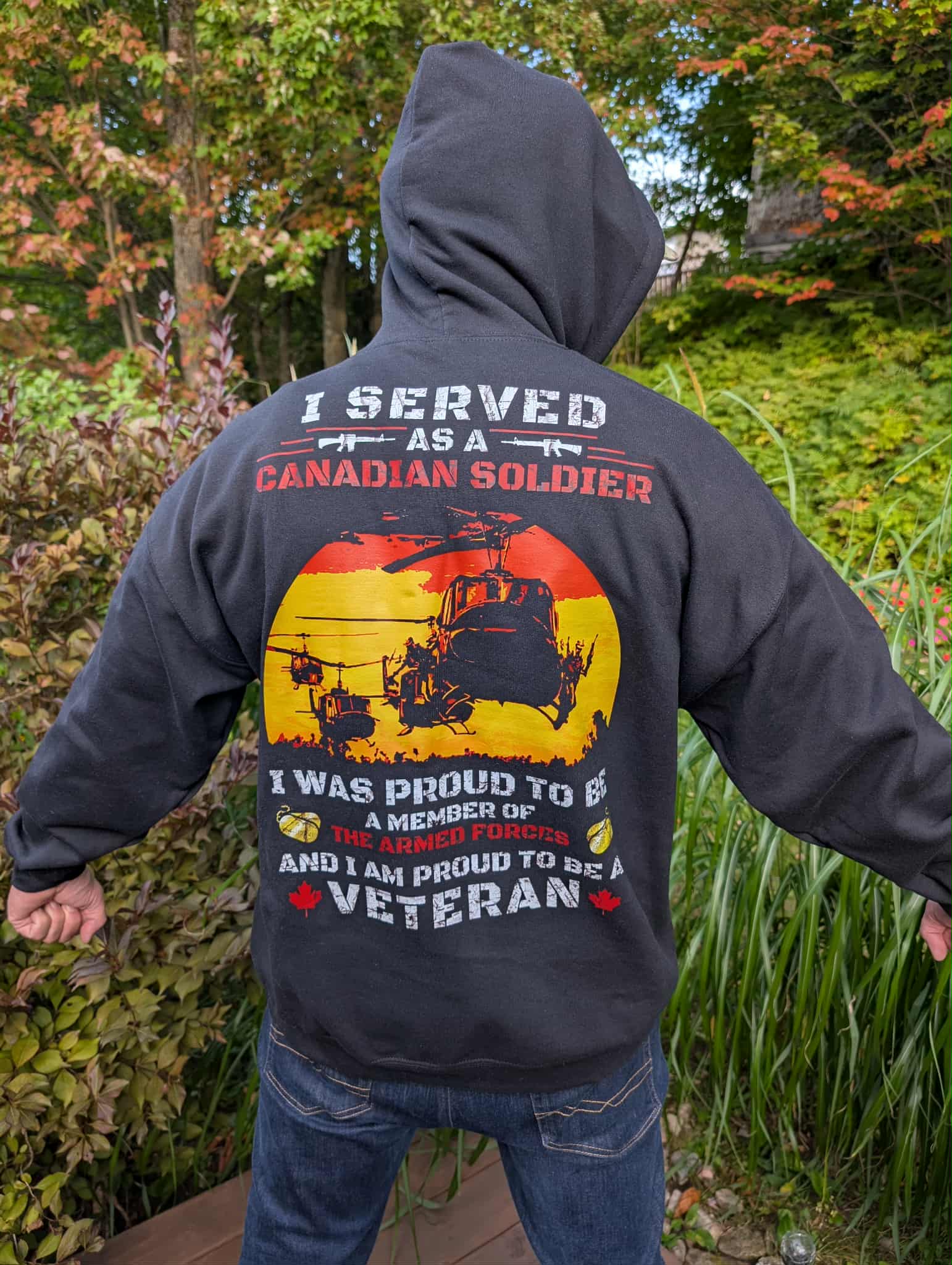 Hoodie Vétéran – Served as a Canadian