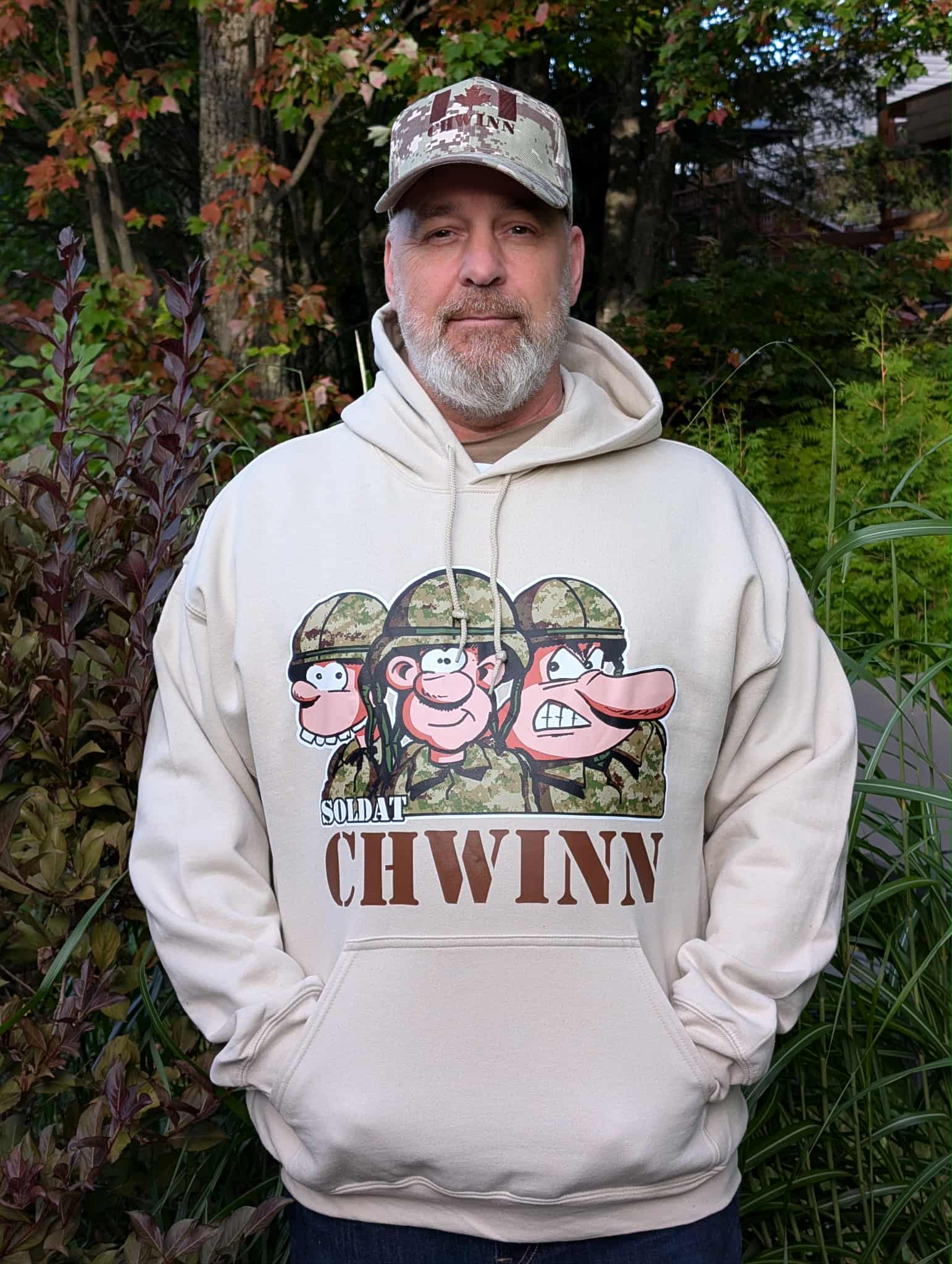 Hoodie Soldat CHWINN – Édition TAN