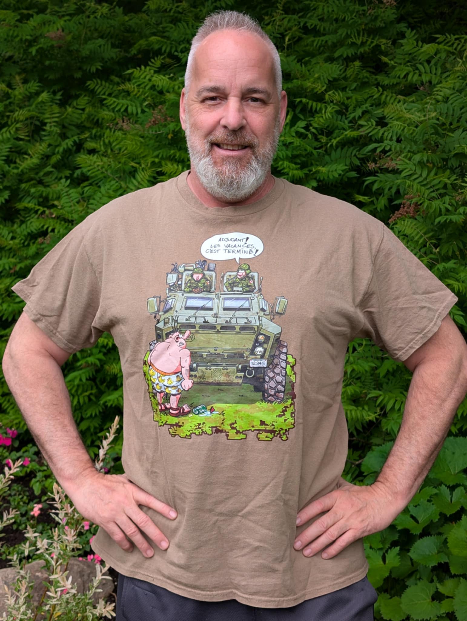 T-shirt du Soldat CHWINN – Édition "Fini les Vacances''