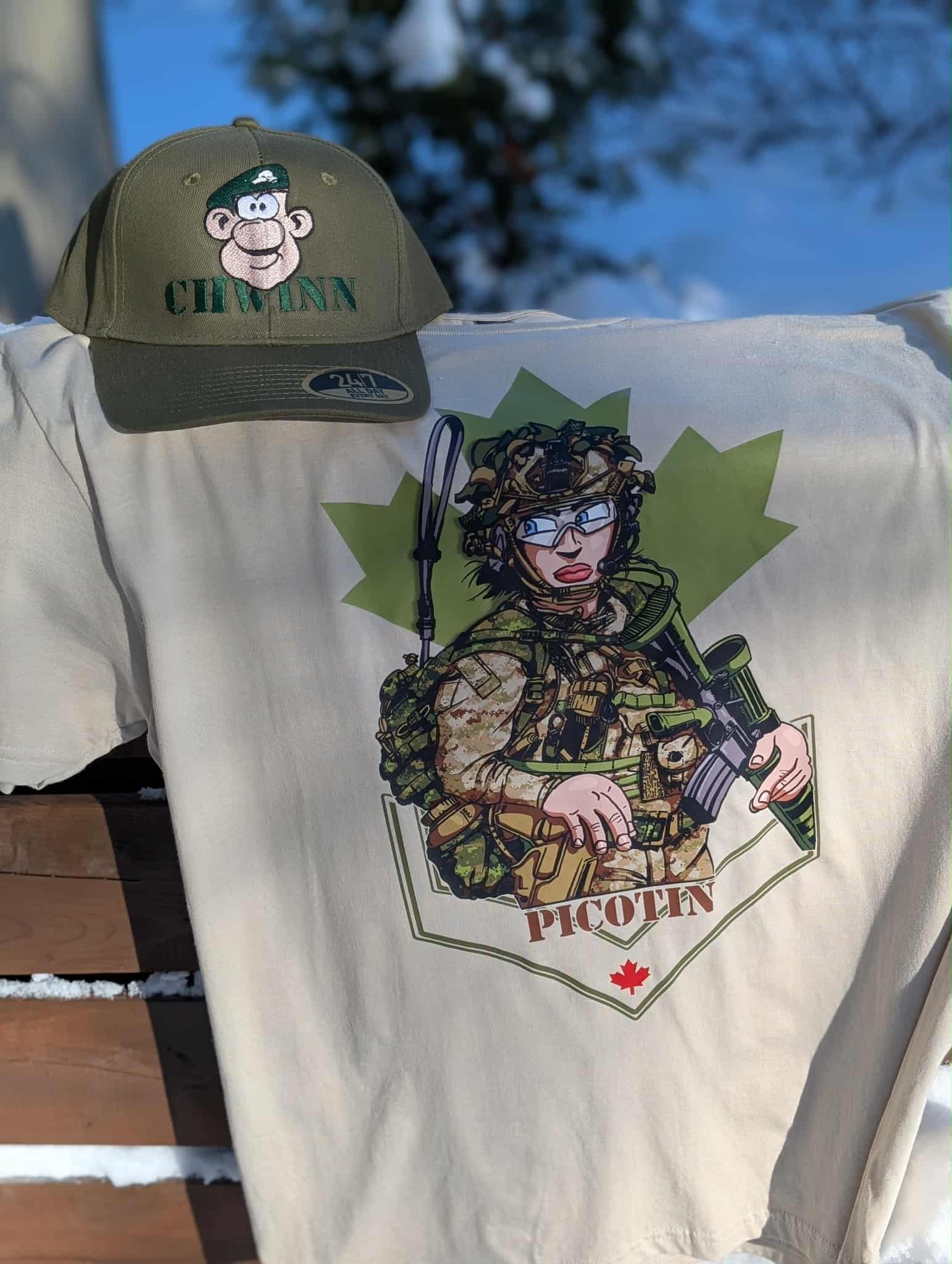 Bundle : Casquette & T-shirt Soldate Picotin – Tout équipée