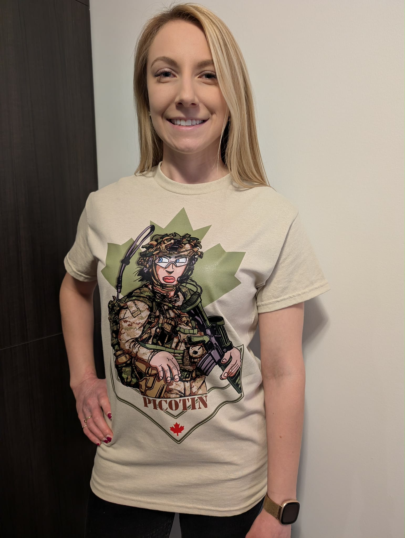 T-shirt Soldate Picotin – Tout équipée