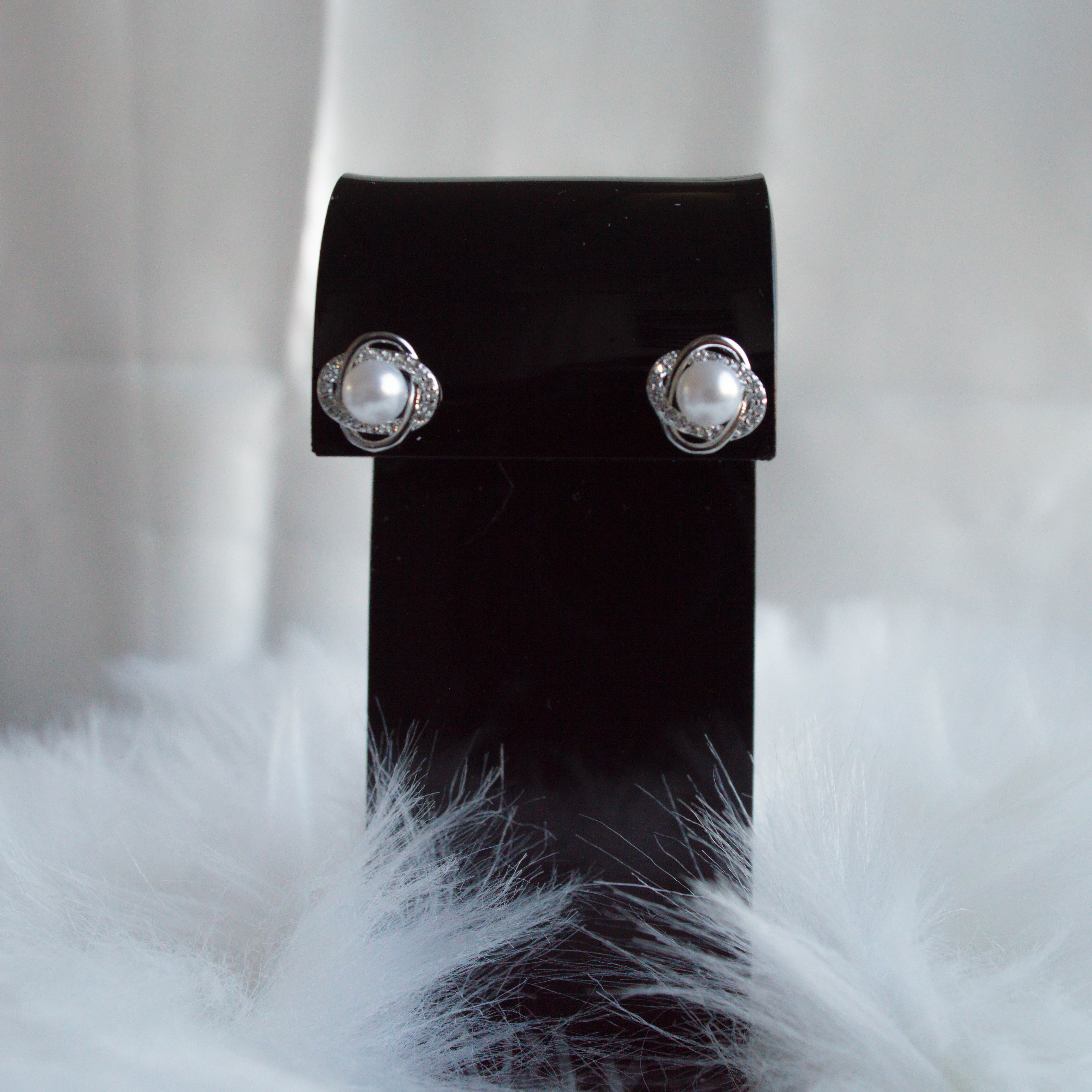 PENDIENTES “ALBOR PLATEADO”