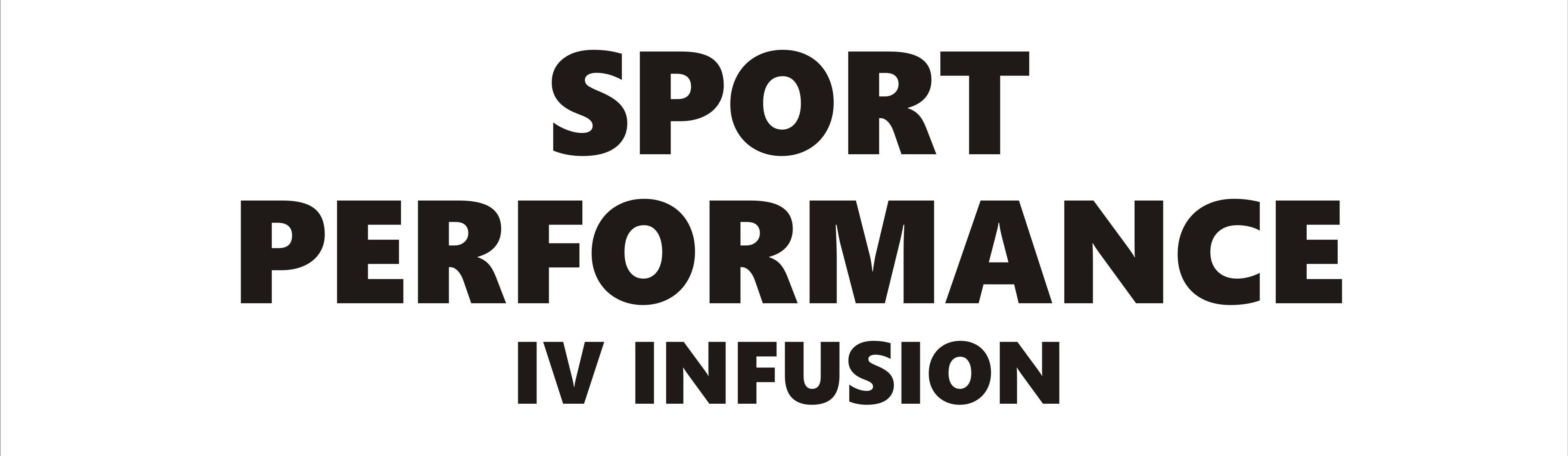 SPORT AND PERFORMANCE IV INFUSION
