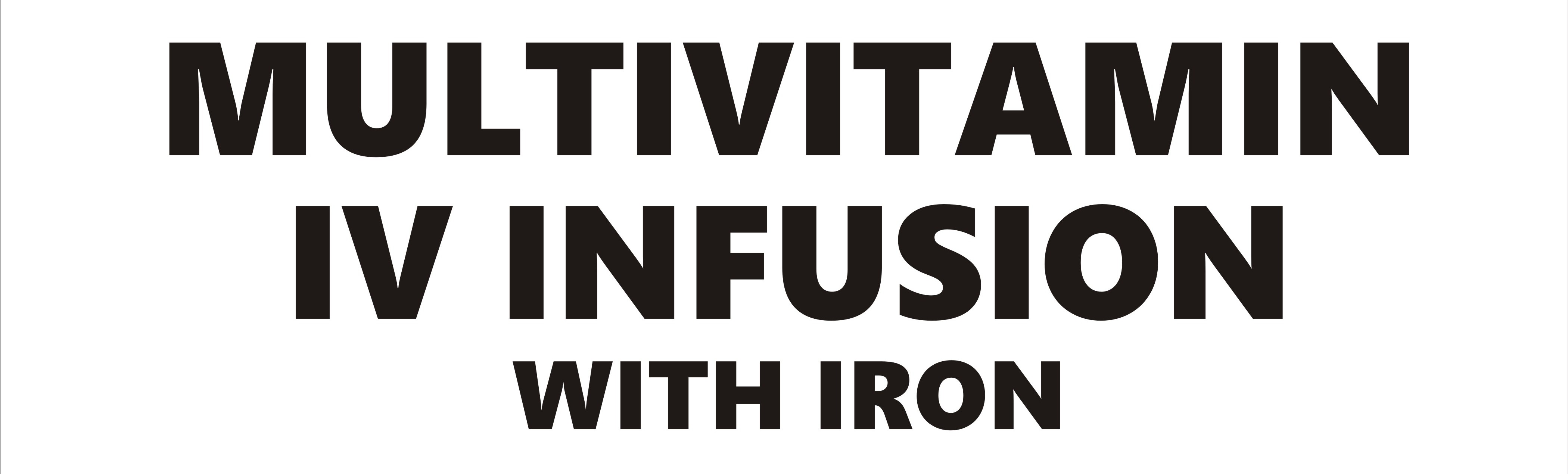 MULTIVITAMIN IV INFUSION WITH IRON