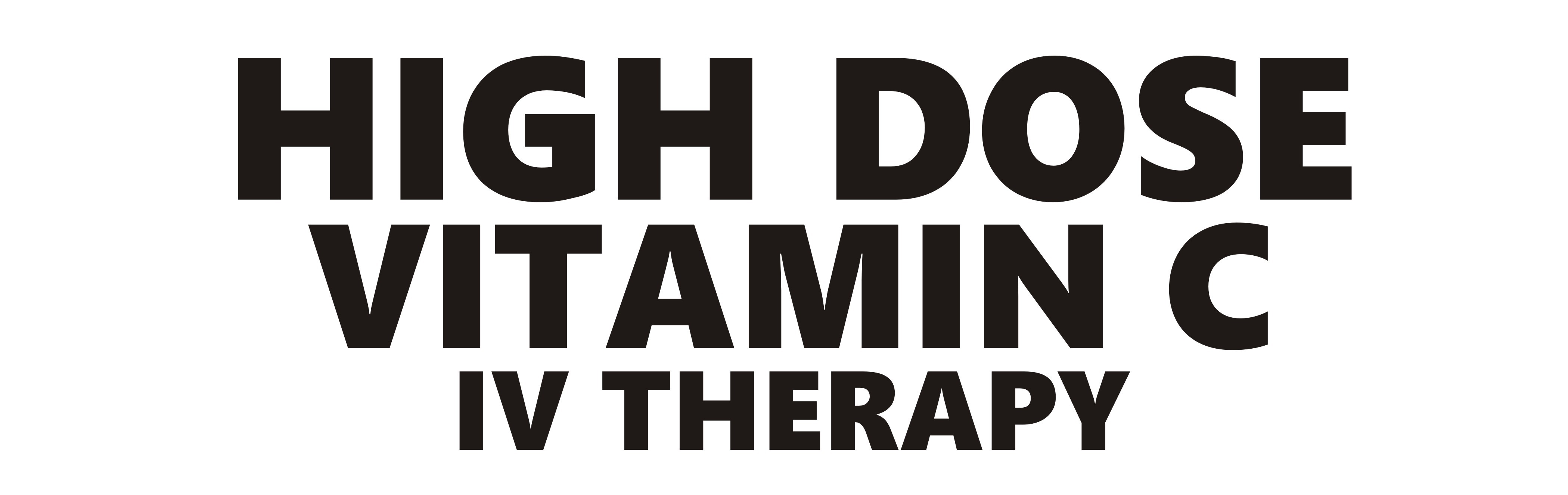 HIGH DOSE VITAMIN C IV THERAPY