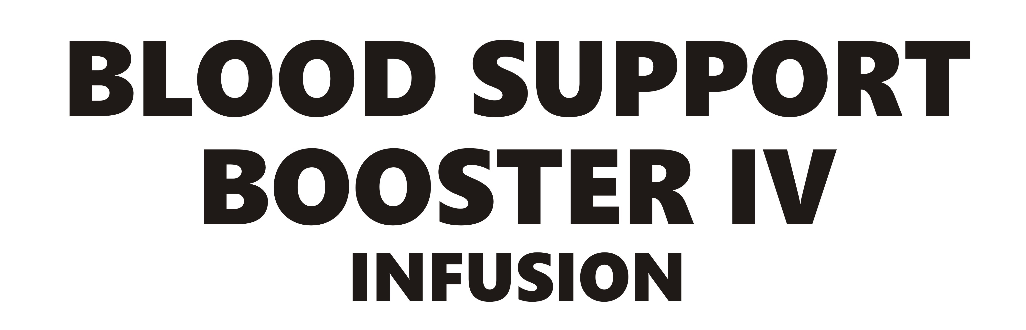 BLOOD SUPPORT BOOSTER IV INFUSION