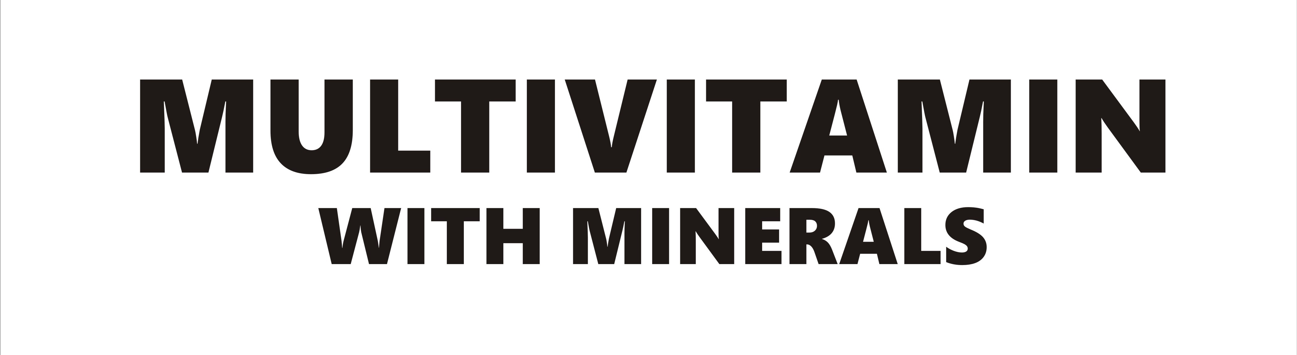 MULTIVITAMIN WITH MINERALS