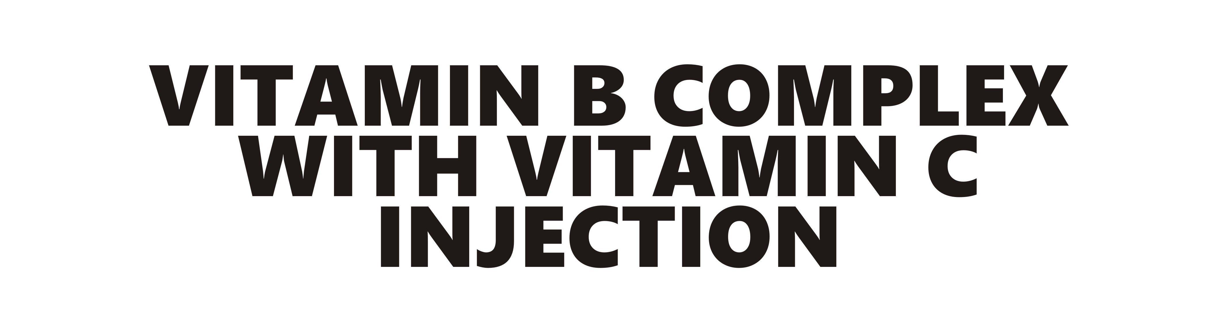 VITAMIN B COMPLEX WITH VITAMIN C INJECTION