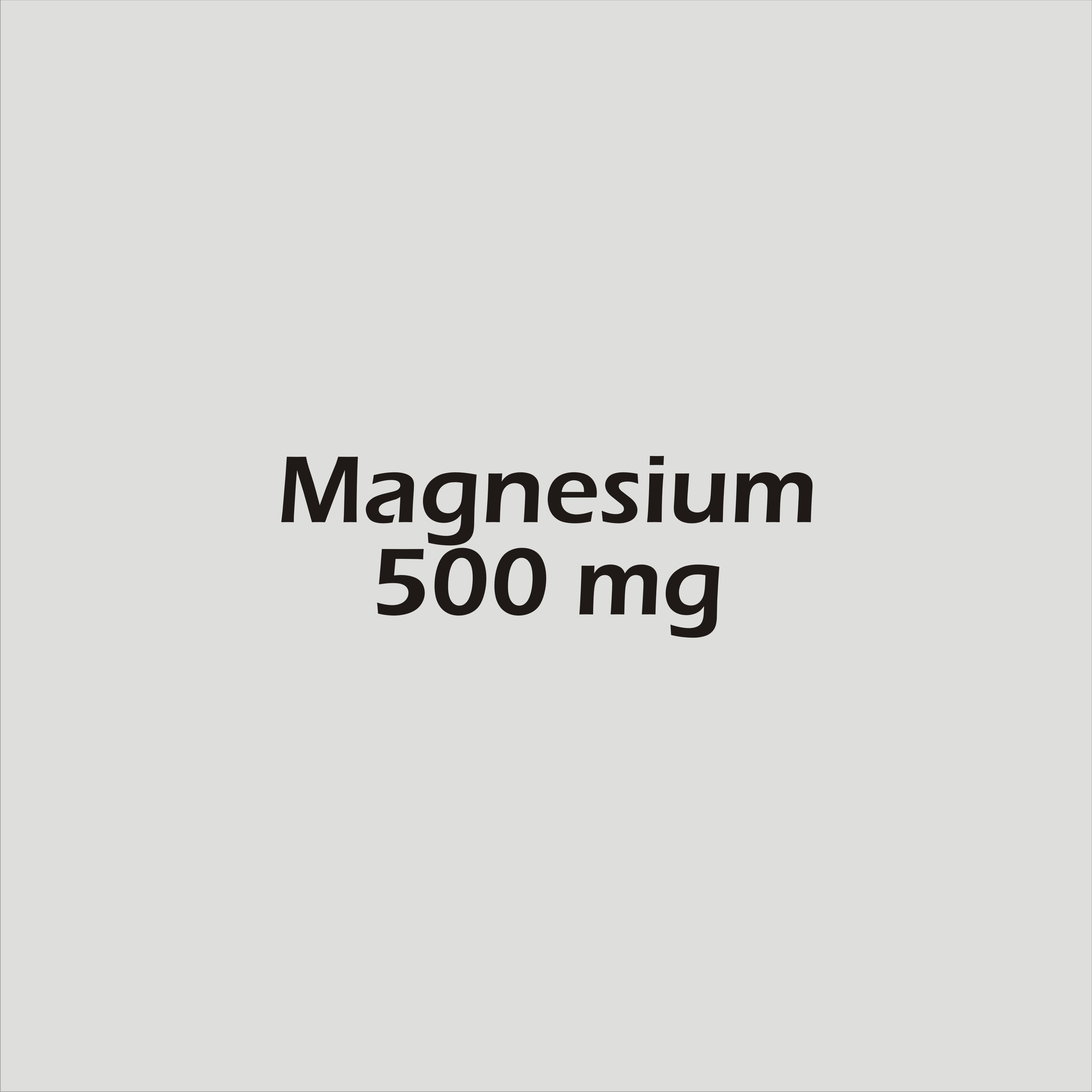 Magnesium 500mg