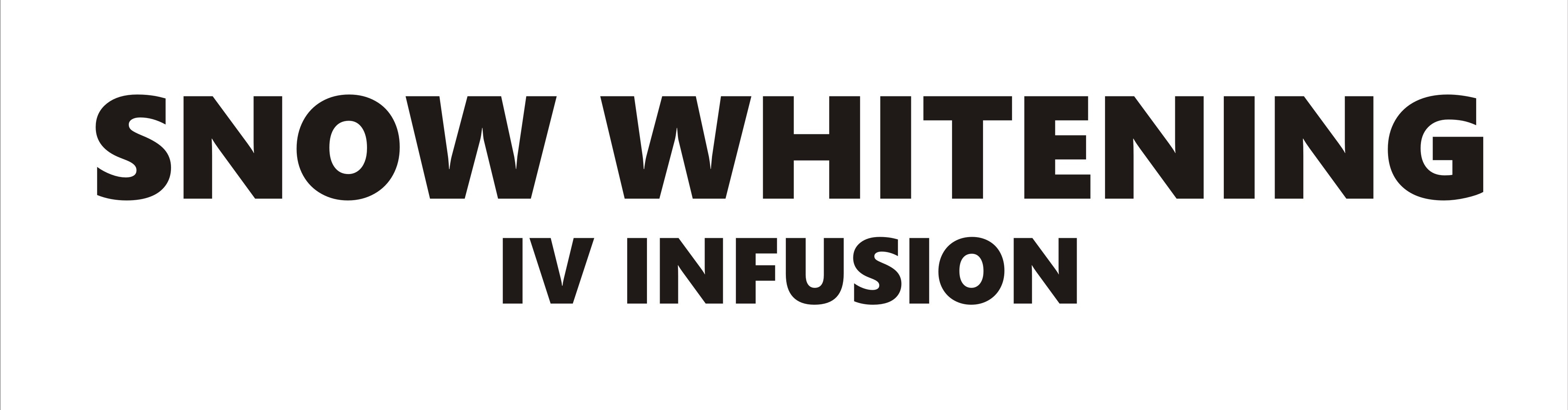 SNOW WHITENING IV INFUSION