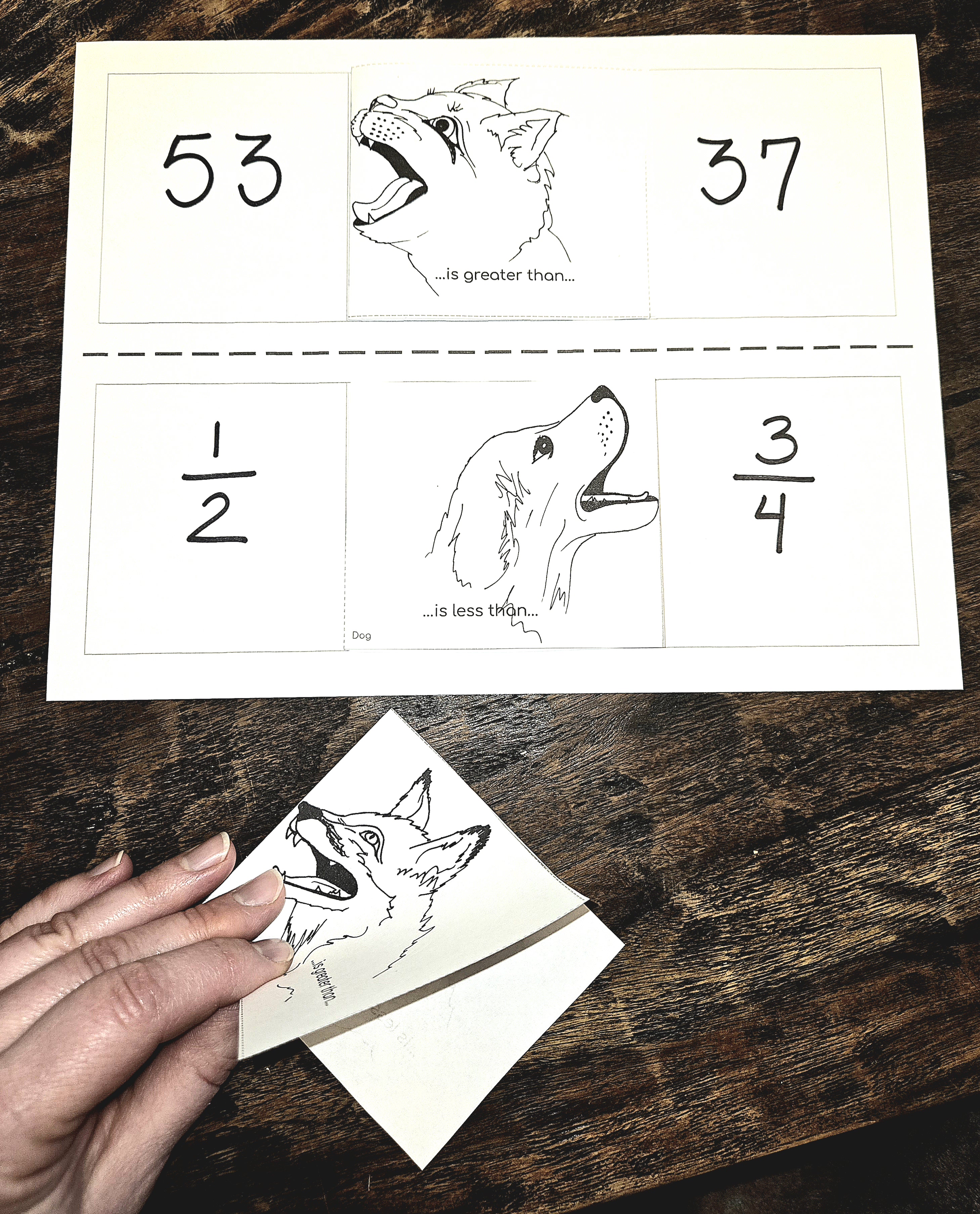 Comparing Numbers Helpers: Greater/Less Than/Equal To Animal Helpers=Fun & Easy!