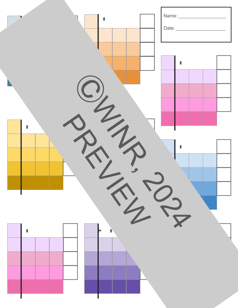 4-digit by 4-digit Add & Subtract Worksheets 1/2" Grid Paper, color & grayscale