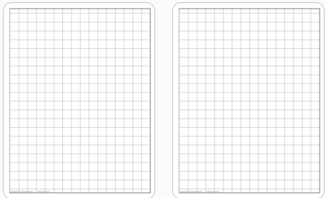 FREE   1/2" grid paper and Addition & Subtraction pages with grayscale shaded tens & ones places