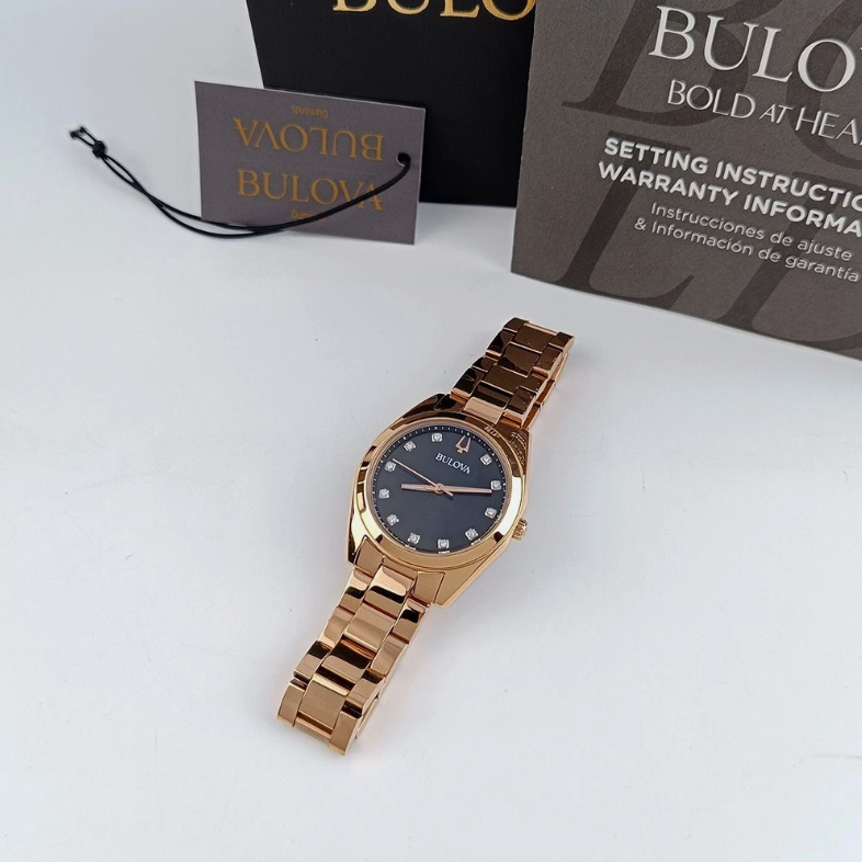 Bulova Surveyor Gray Dial Rose