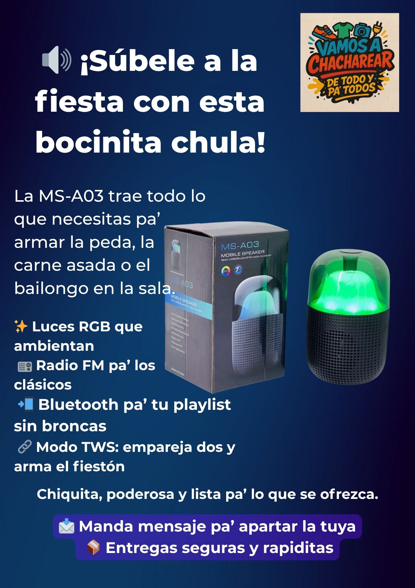 🔊 ¡Que se arme la fiesta donde sea! 🔊