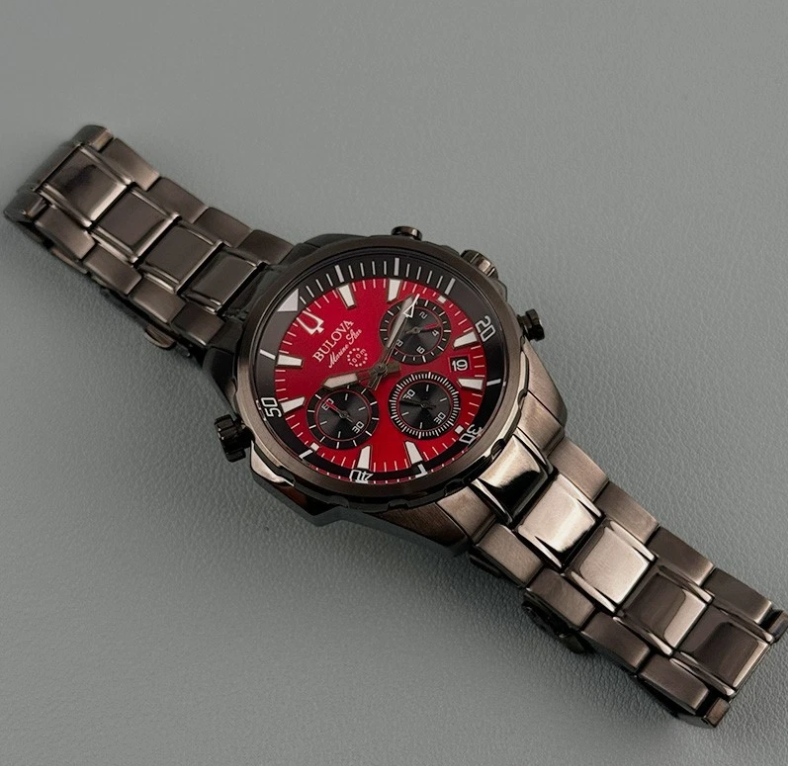 Bulova Marine Star – dial Rojo 43 mm Cronógrafo